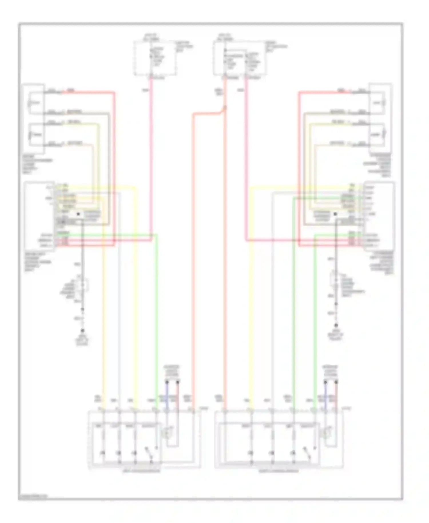 Genesis Hyundai I (2008-2011): Heated seats circuit