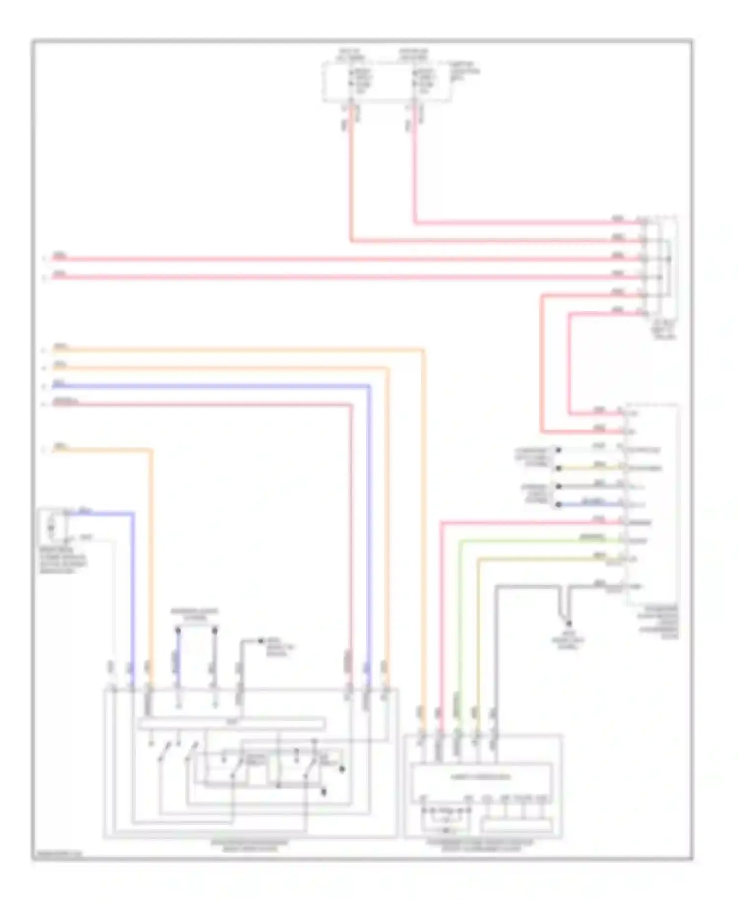 Genesis Hyundai I (2008-2011): Power windows circuit (2 of 2)