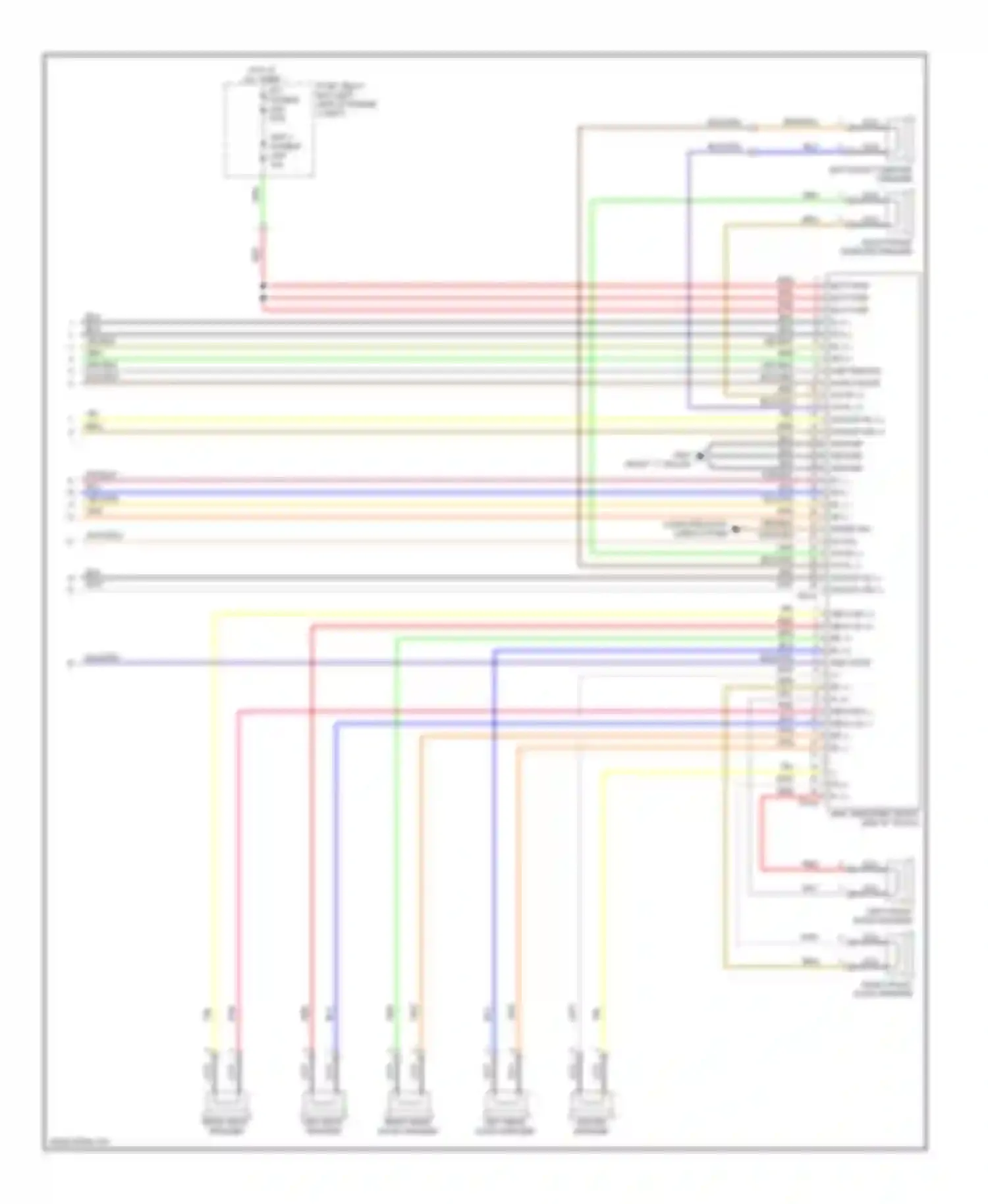 Genesis Hyundai I (2008-2011): Radio circuit, without navigation with jbl (3 of 3)