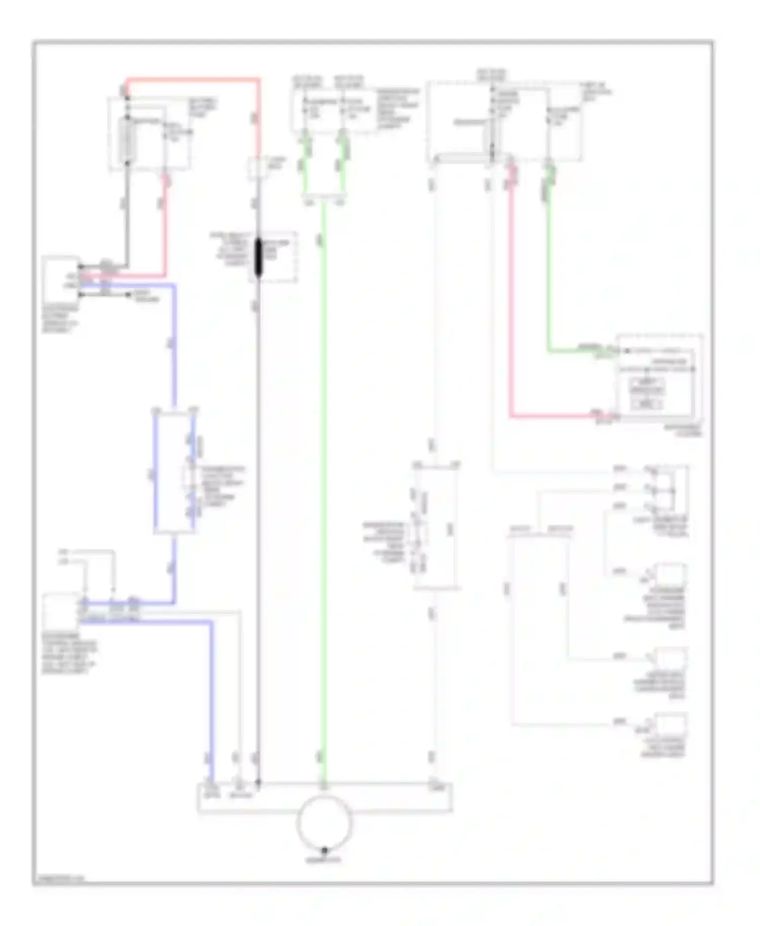 Genesis Hyundai I (2008-2011): Charging circuit