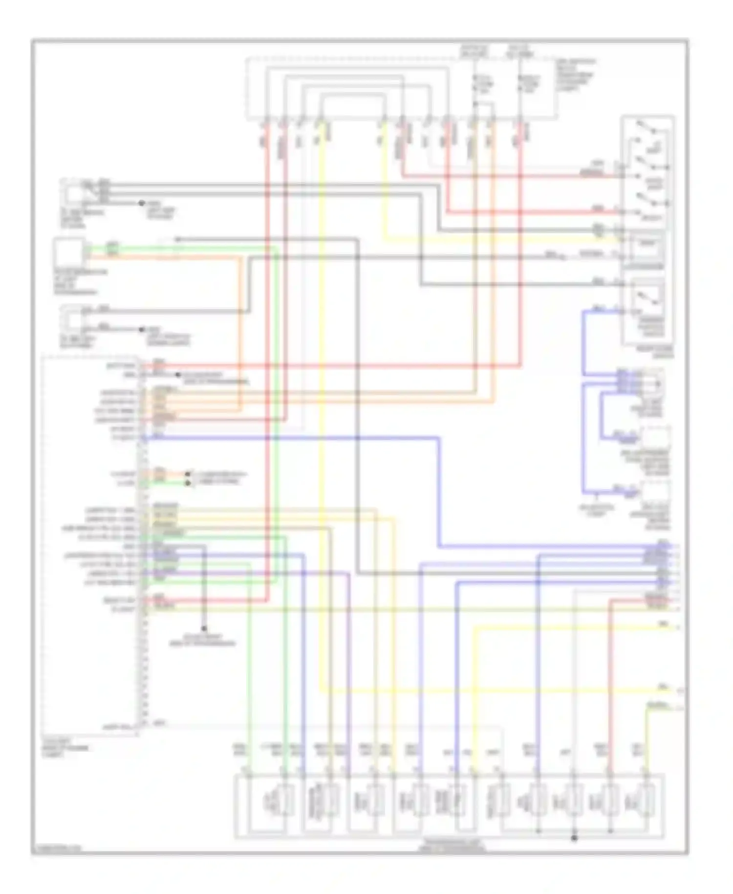 Genesis Hyundai I (2008-2011): 3.8l, transmission circuit (1 of 2)