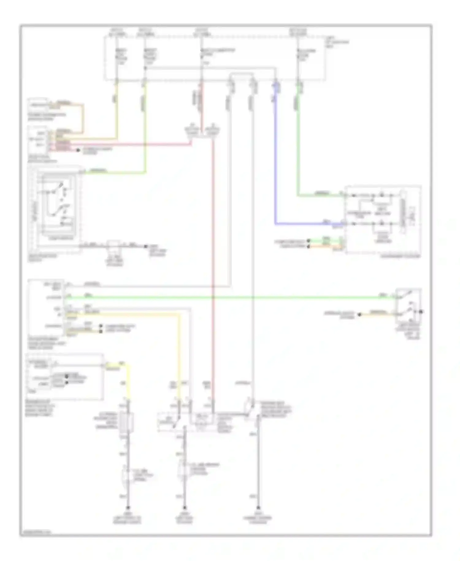 Genesis Hyundai I (2008-2011): Chime circuit