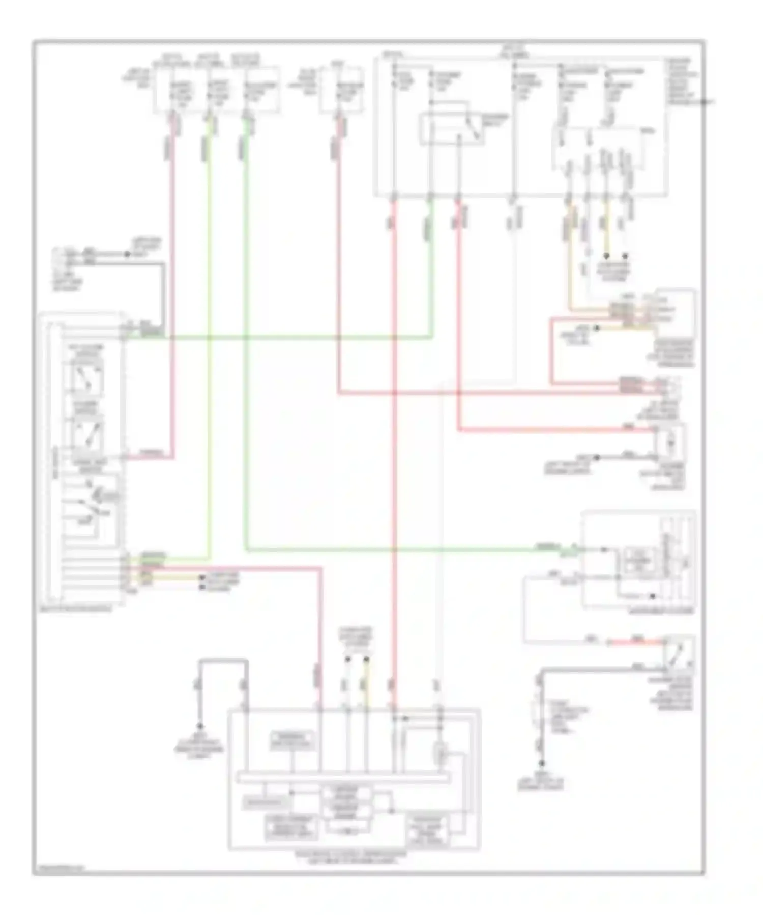 Genesis Hyundai I (2008-2011): Wiper/washer circuit