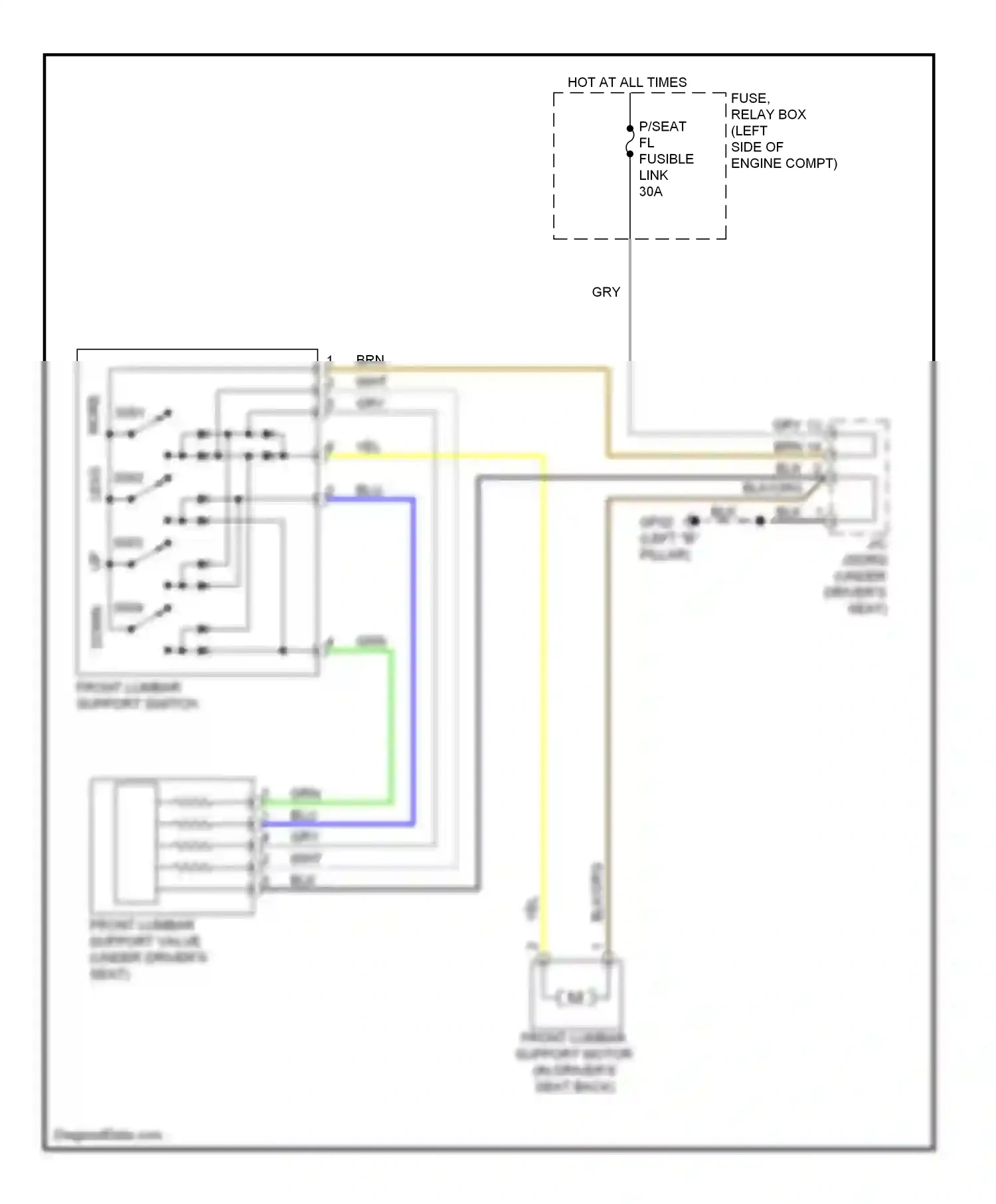 Wiring diagram blk for Hyundai Genesis I (2008-2011) (66 of 97)