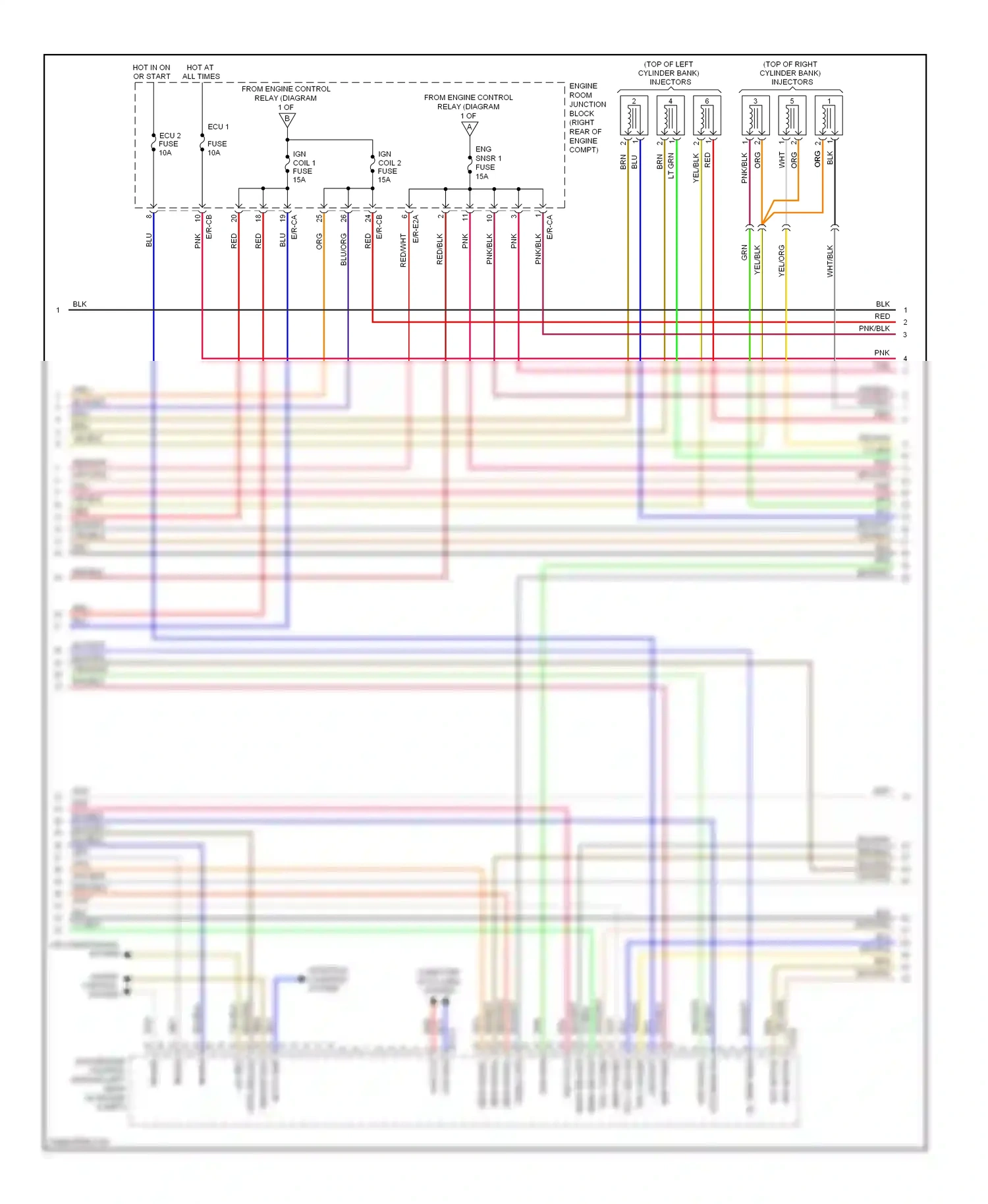 Wiring diagram cruise control system for Hyundai Genesis I (2008-2011) (1 of 2)