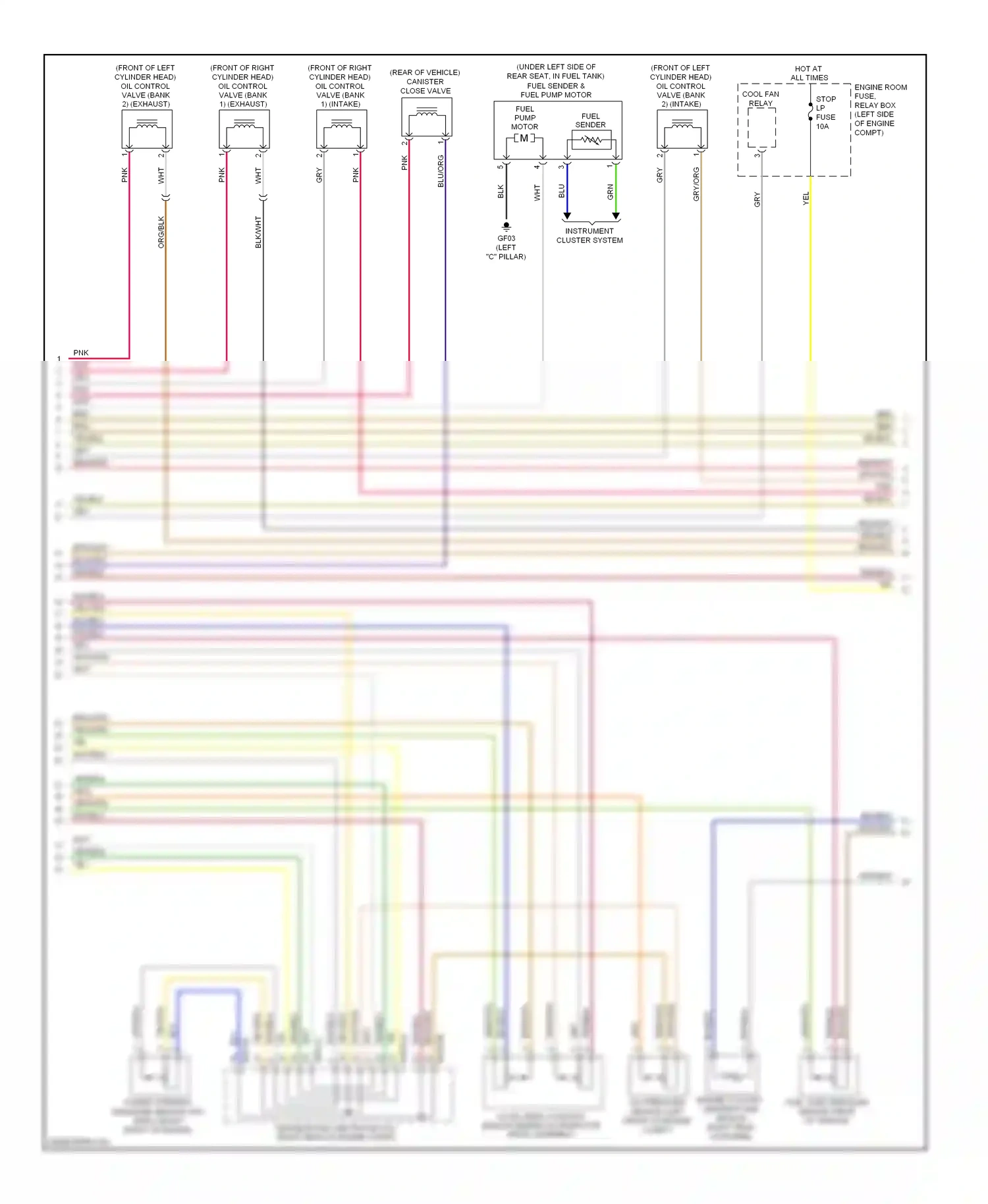 Wiring diagram org/blk for Hyundai Genesis I (2008-2011) (7 of 42)