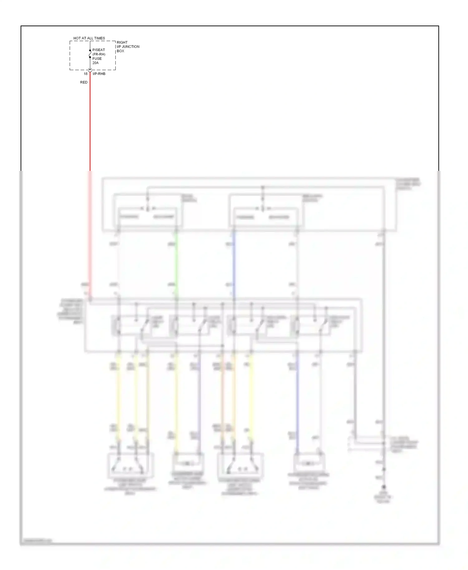 Wiring diagram red for Hyundai Genesis I (2008-2011) (45 of 69)