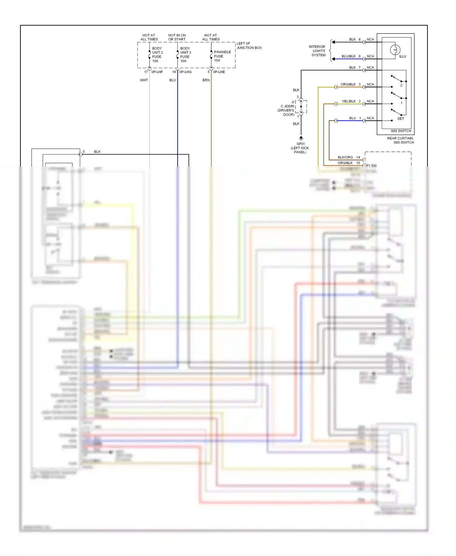 Wiring diagram set- for Hyundai Genesis I (2008-2011) (2 of 2)
