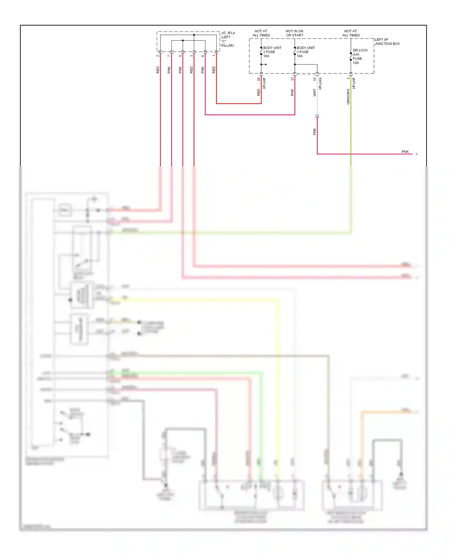 Wiring diagram un- for Hyundai Genesis I (2008-2011) (1 of 2)