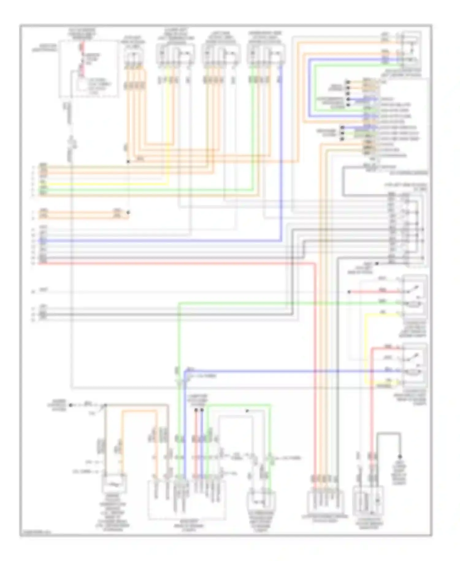 Genesis Hyundai II (2013-2016): Automatic a/c circuit (2 of 2)