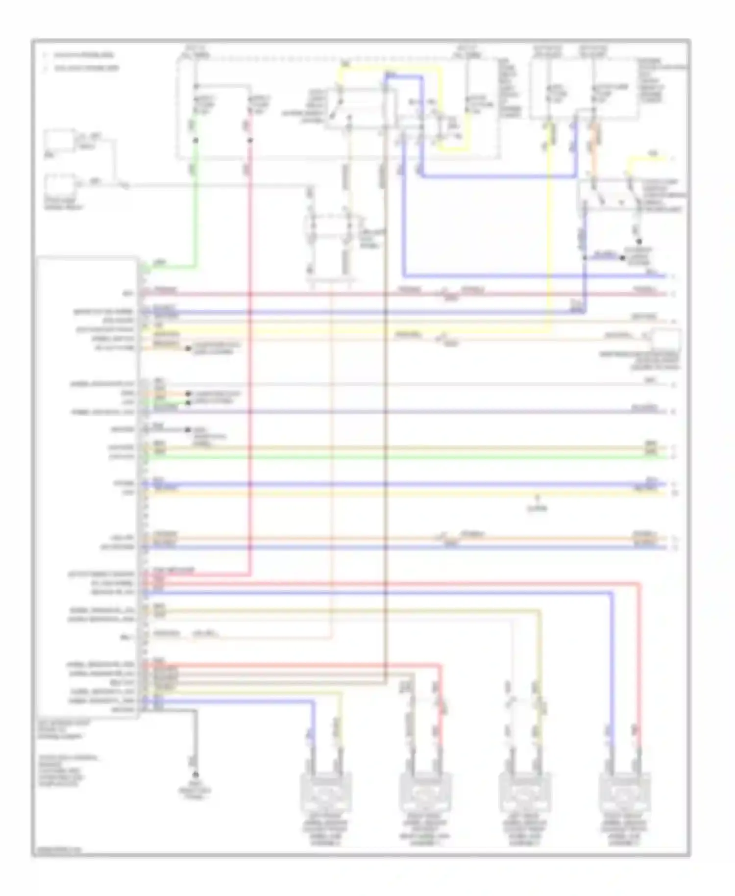 Genesis Hyundai II (2013-2016): Anti-lock brakes circuit (1 of 3)
