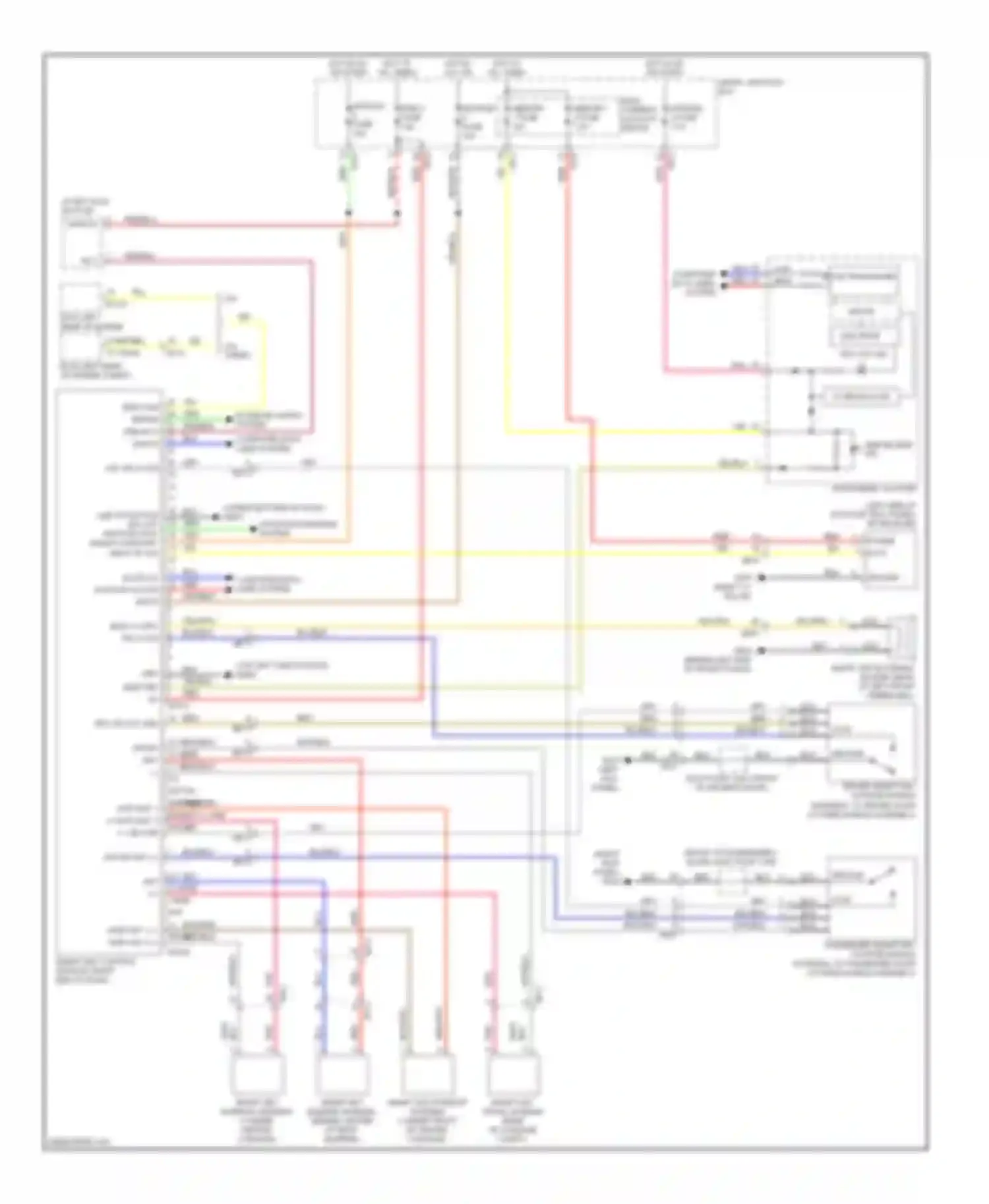 Genesis Hyundai II (2013-2016): Immobilizer circuit, with button start