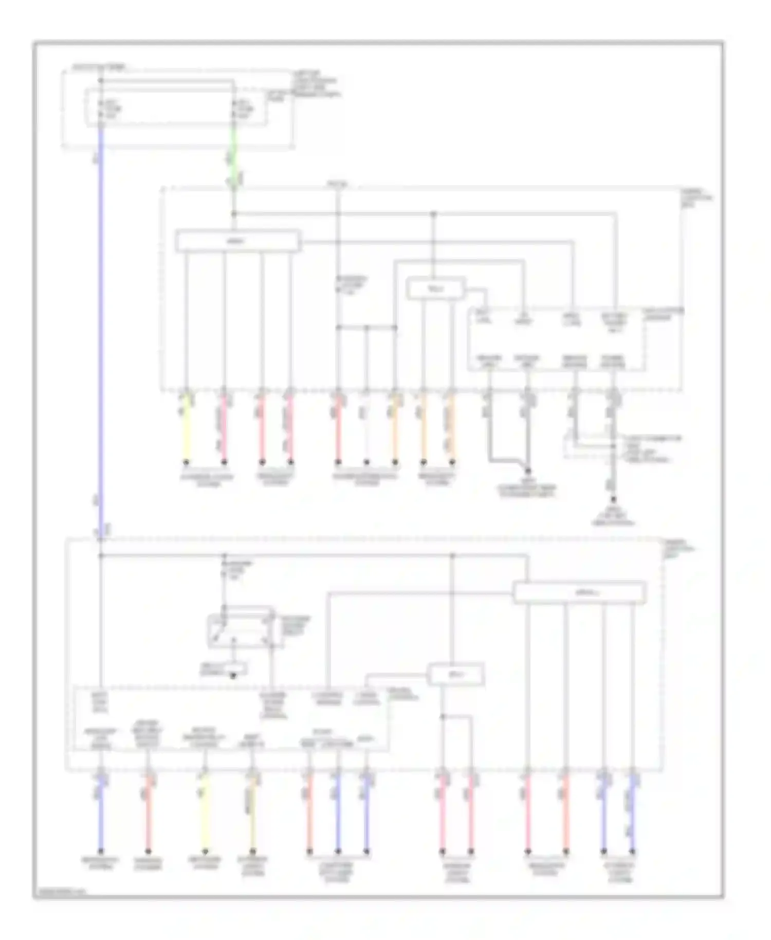 Genesis Hyundai II (2013-2016): Ips control module circuit (1 of 3)