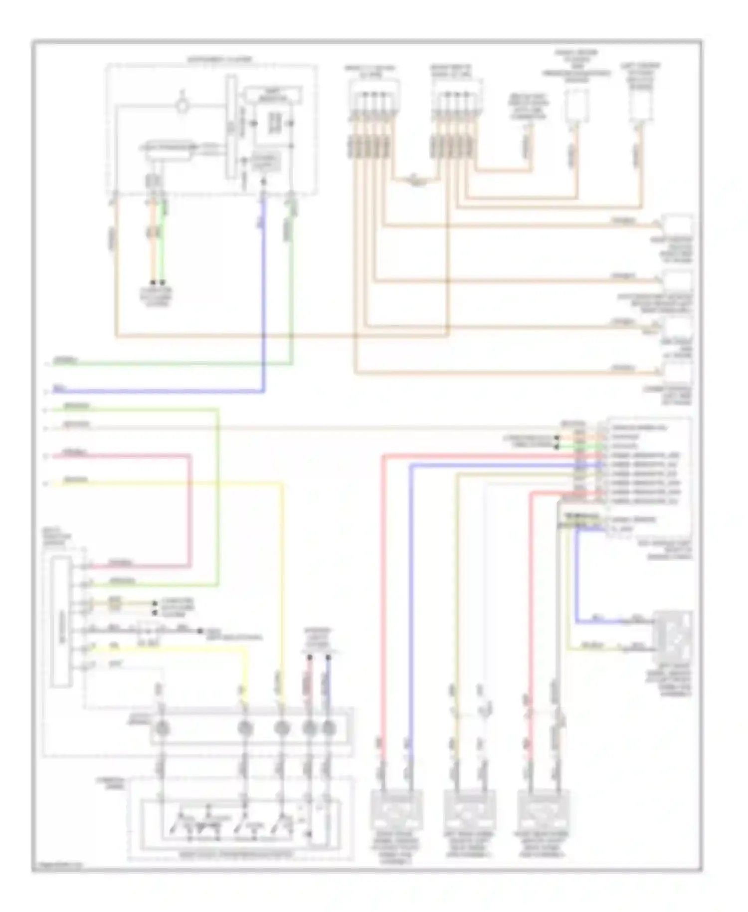 Genesis Hyundai II (2013-2016): 5.0l, cruise control circuit, with scc (2 of 2)