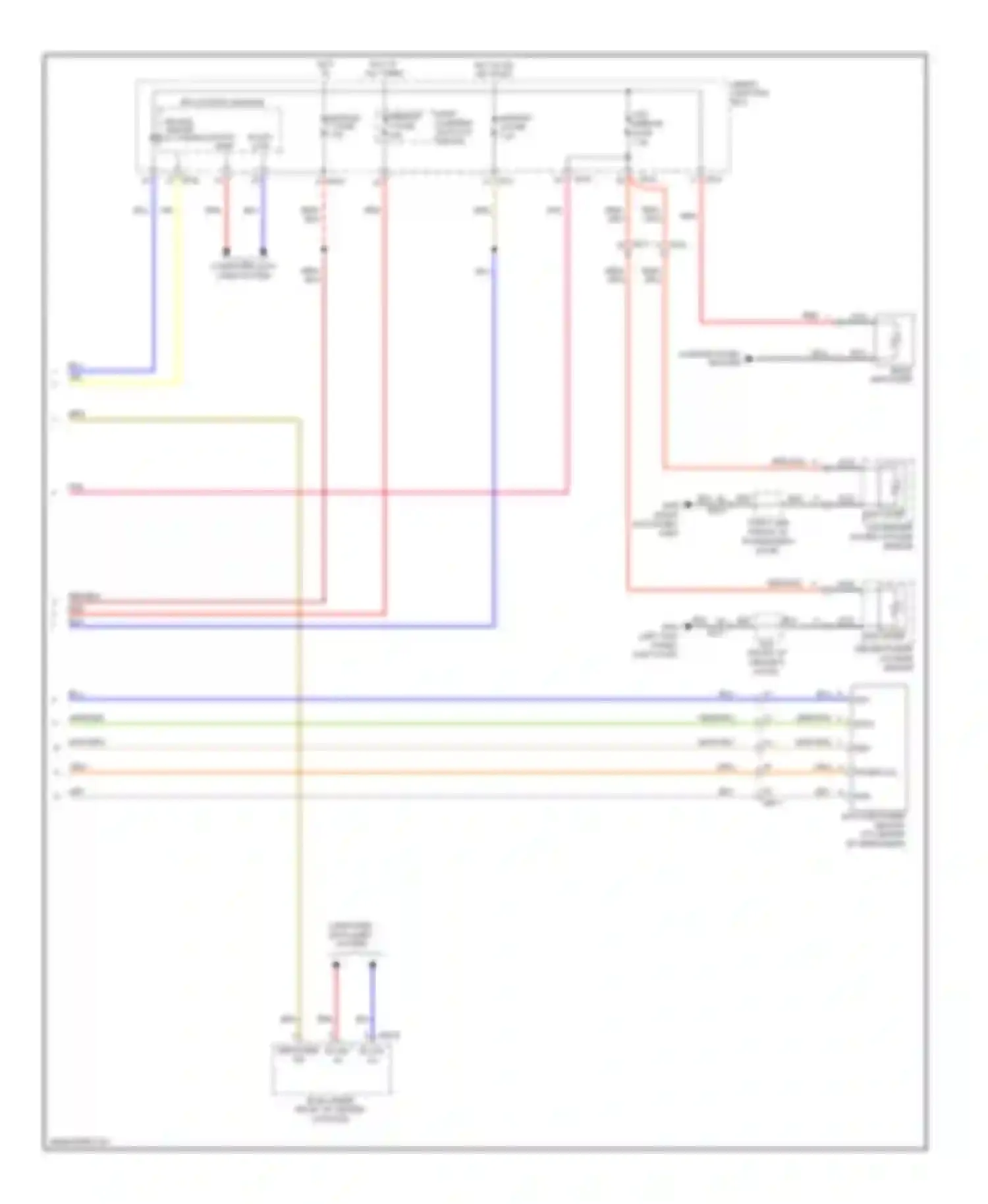 Genesis Hyundai II (2013-2016): Defoggers circuit (2 of 2)