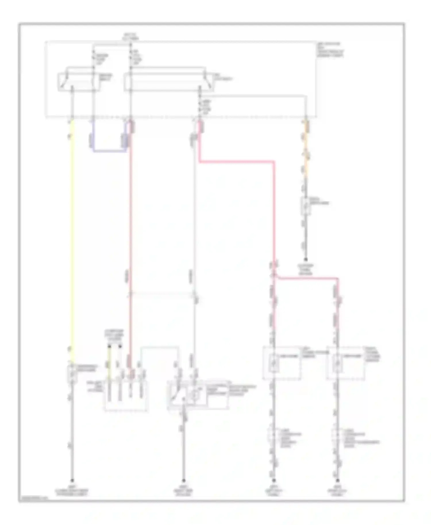 Genesis Hyundai II (2013-2016): Defoggers circuit