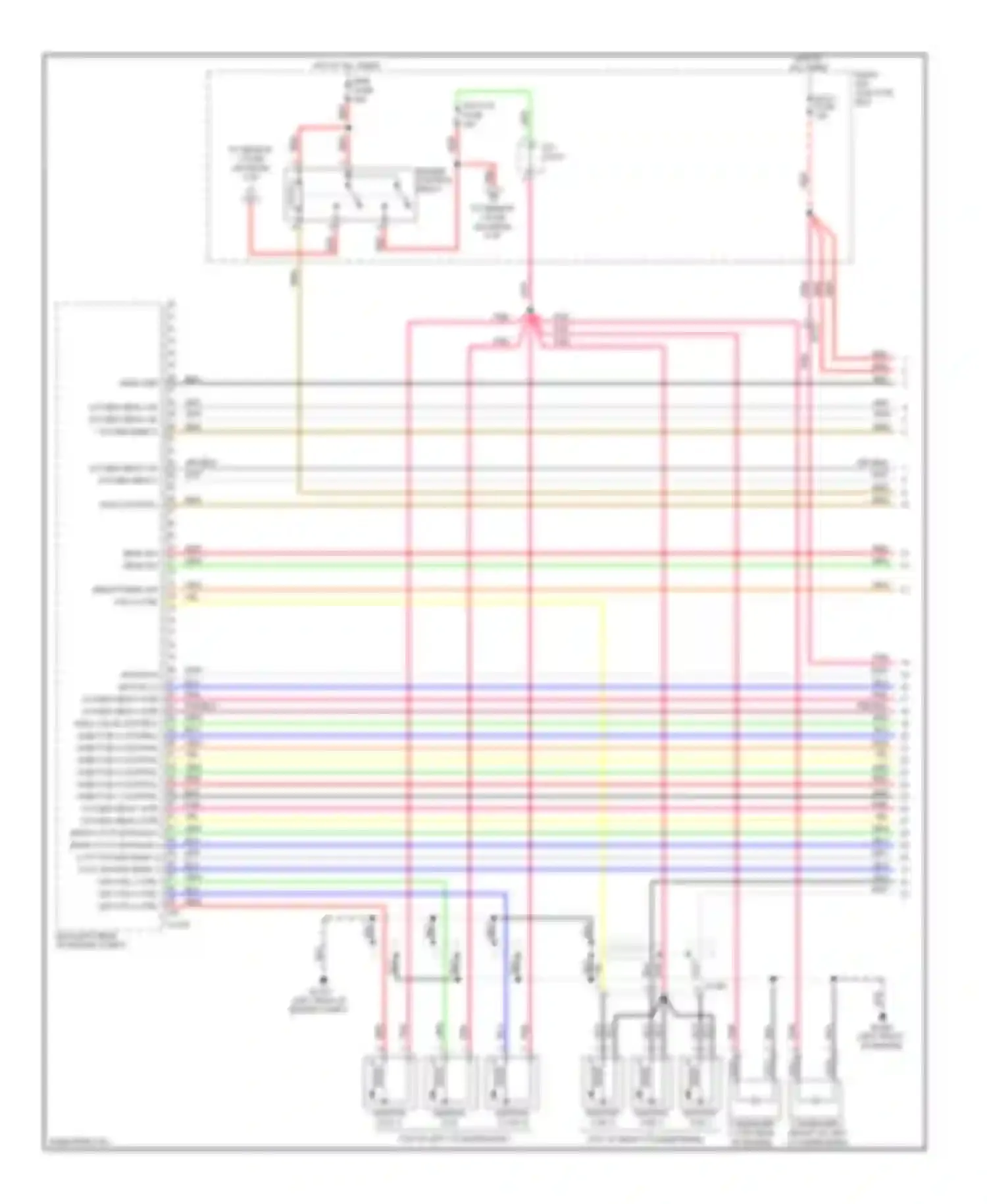Genesis Hyundai II (2013-2016): Wiring diagram engine performance 3.8l (1 of 7)