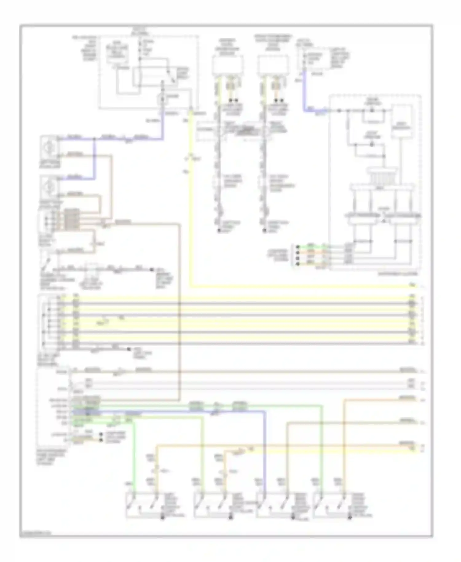 Genesis Hyundai II (2013-2016): Courtesy lamps circuit (1 of 2)