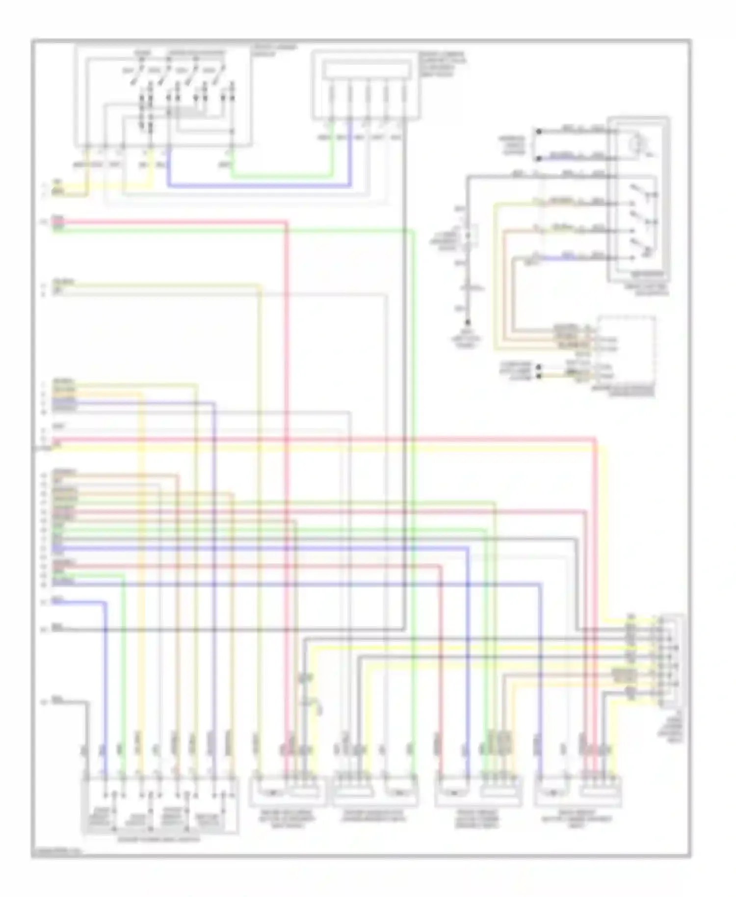 Genesis Hyundai II (2013-2016): Driver"s memory seat circuit (2 of 2)