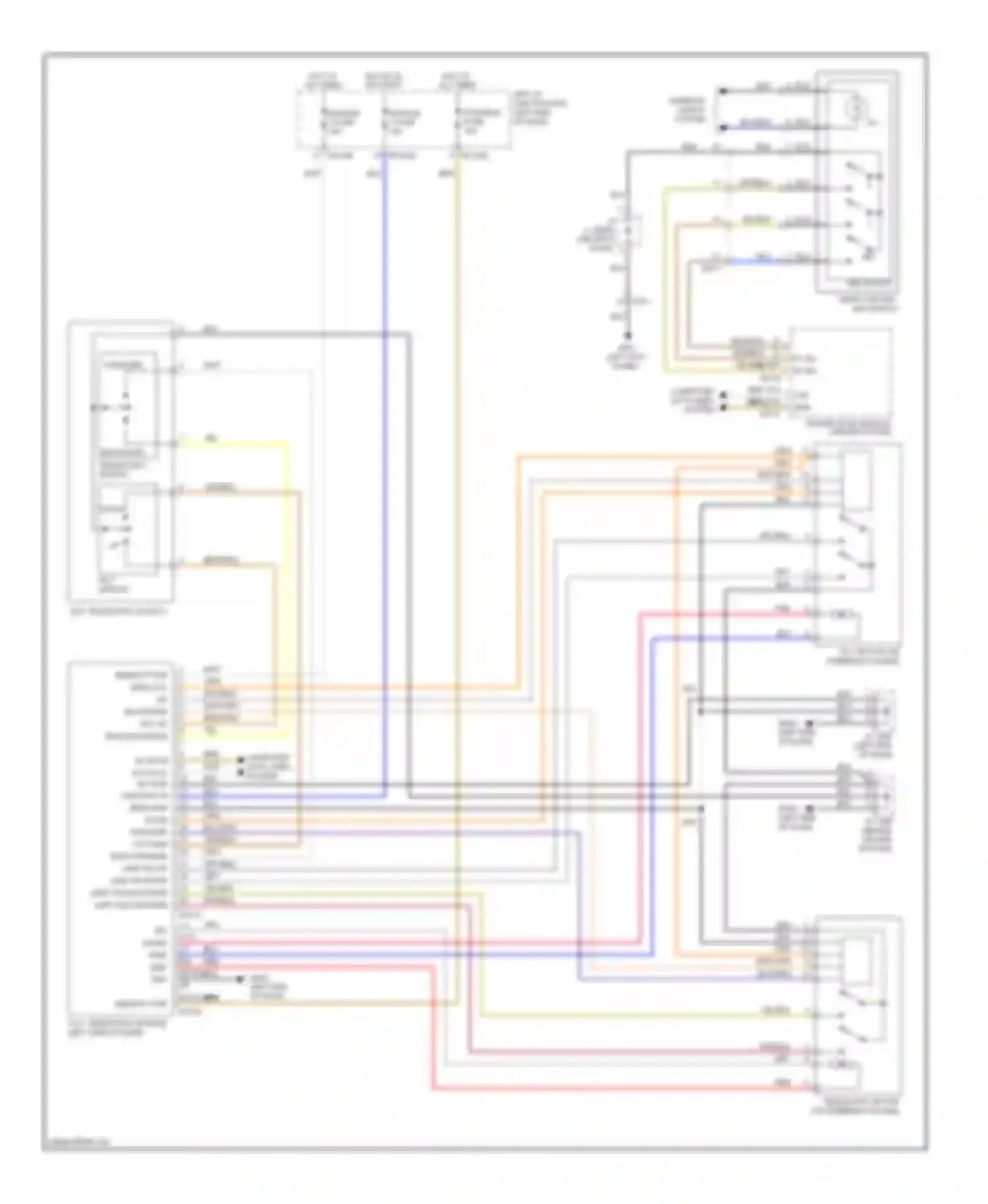 Genesis Hyundai II (2013-2016): Memory power tilt & power telescopic circuit