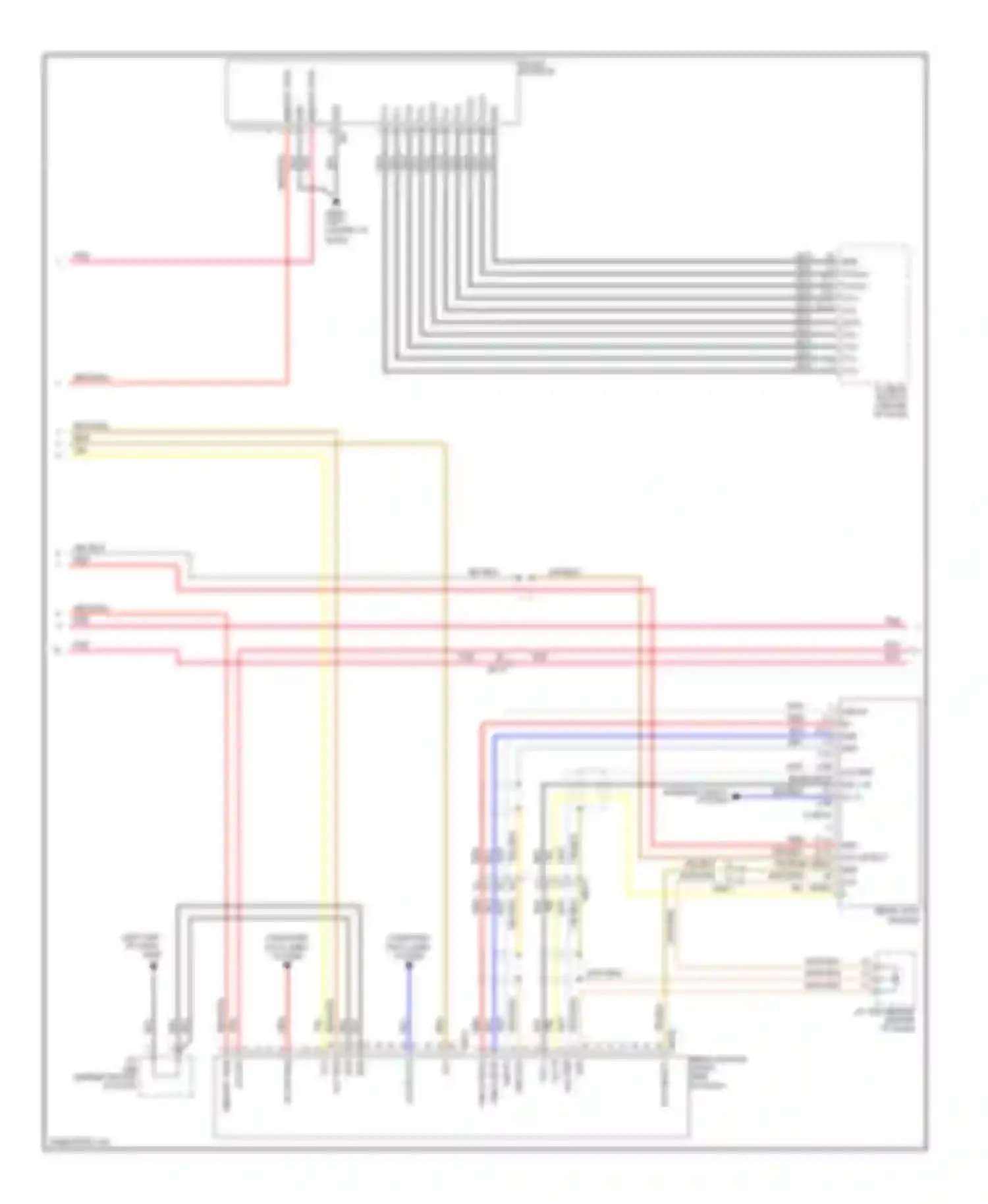 Genesis Hyundai II (2013-2016): Driver information system circuit (2 of 4)
