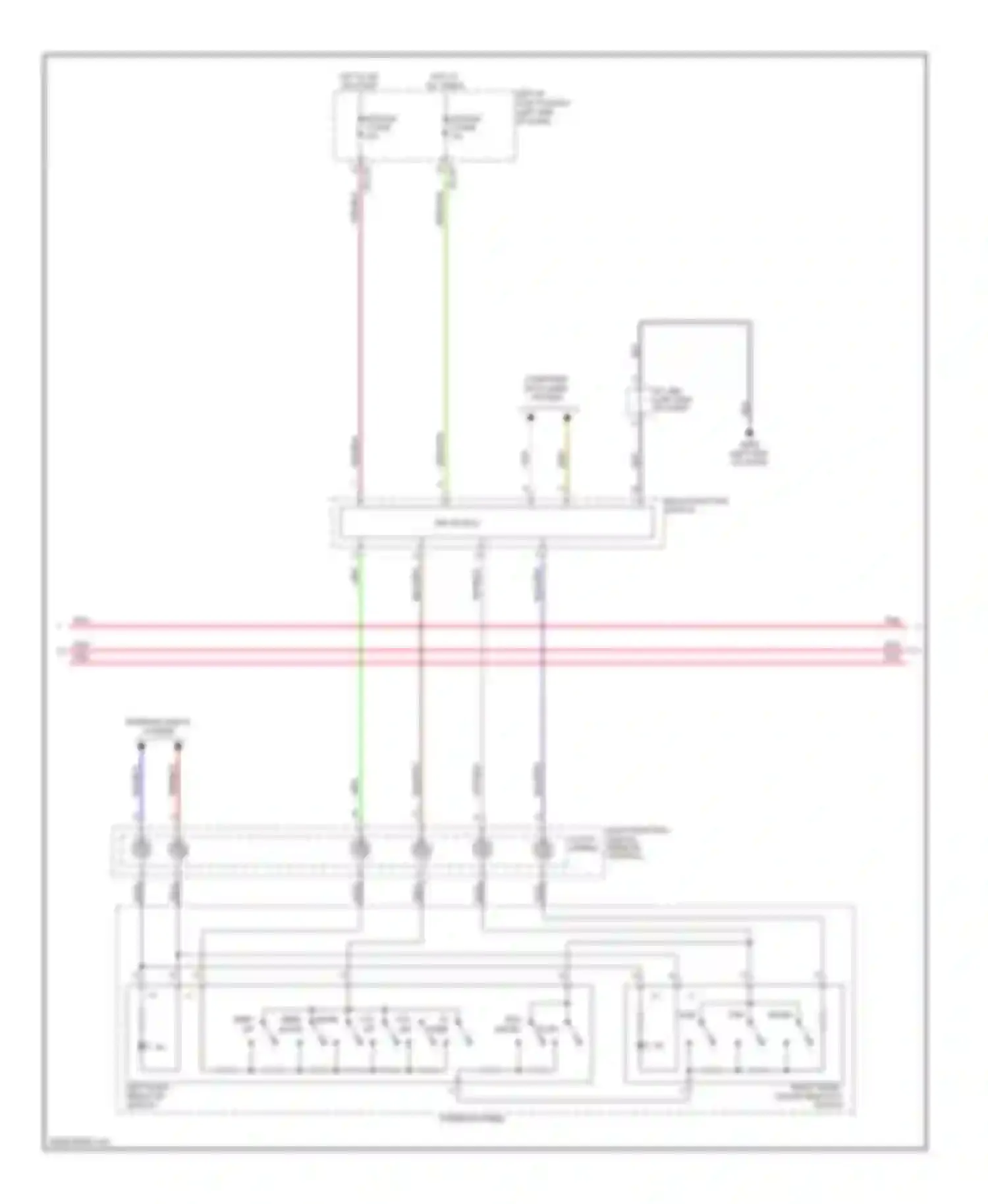 Genesis Hyundai II (2013-2016): Driver information system circuit (3 of 4)