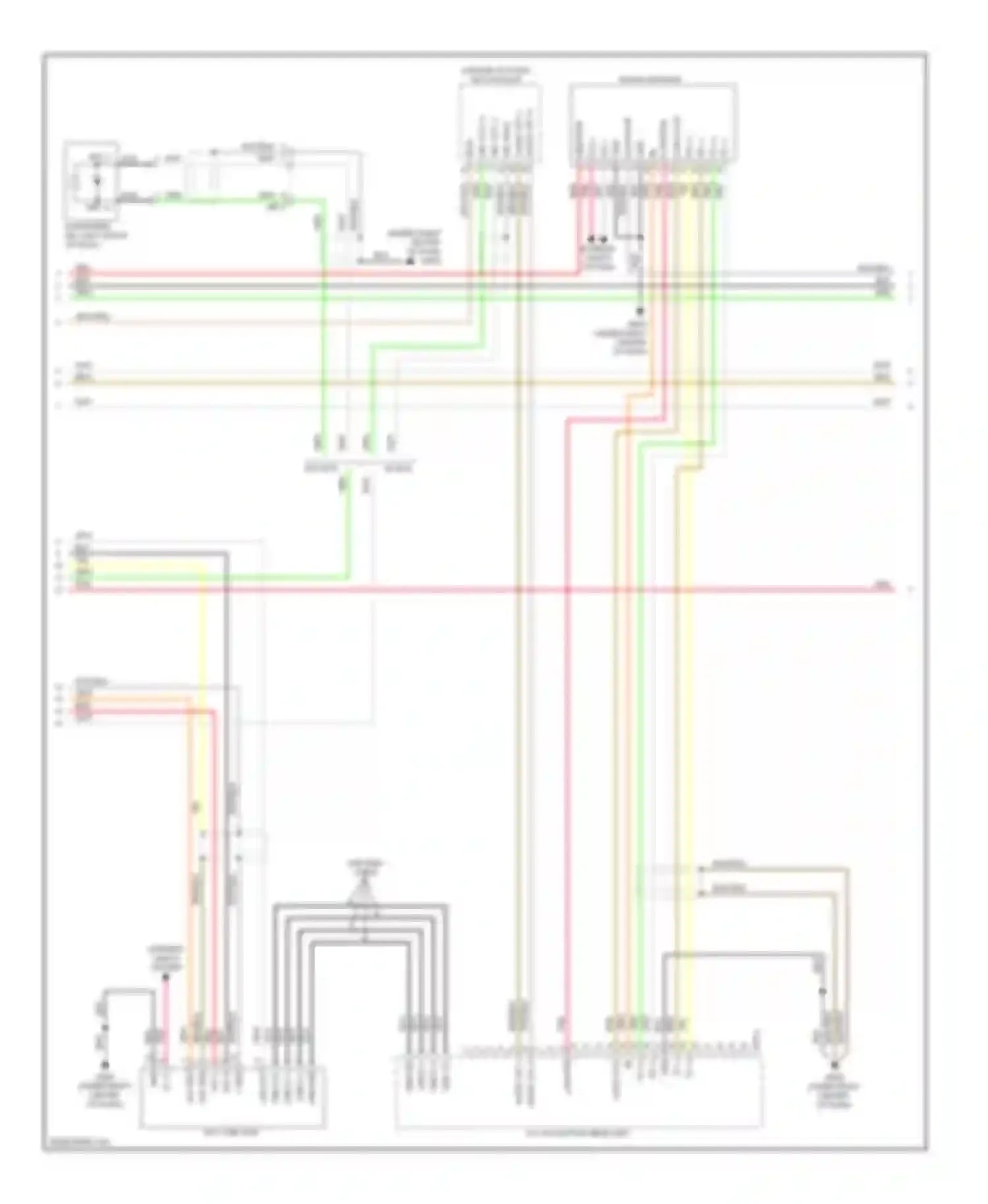 Genesis Hyundai II (2013-2016): Navigation circuit, with jbl amplifier (2 of 3)
