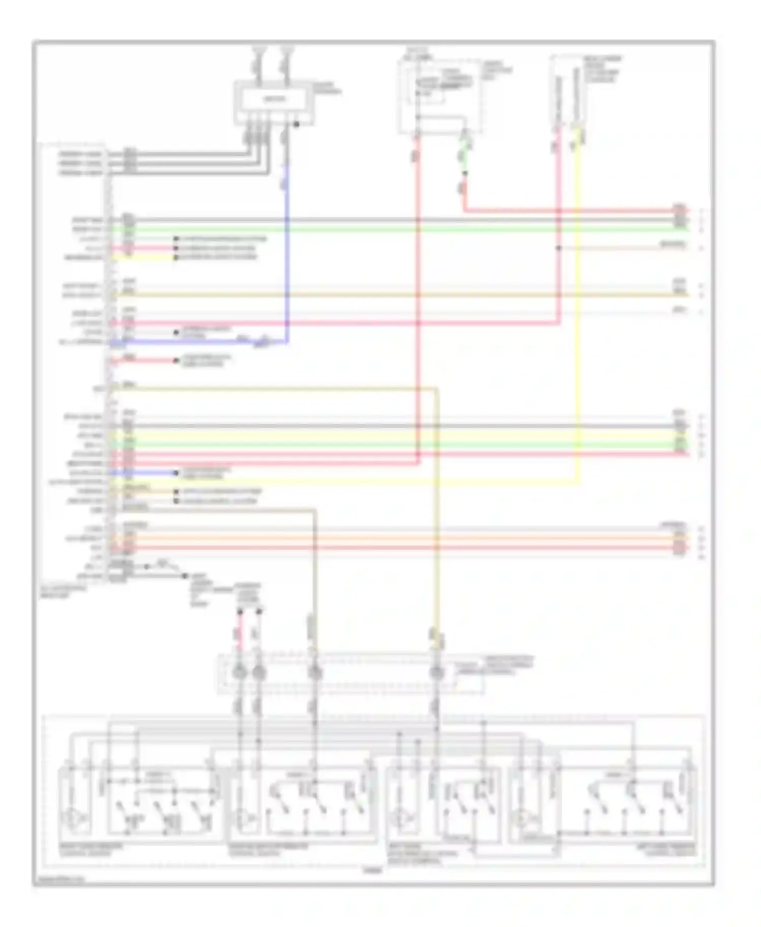 Genesis Hyundai II (2013-2016): Navigation circuit, without jbl amplifier (1 of 3)