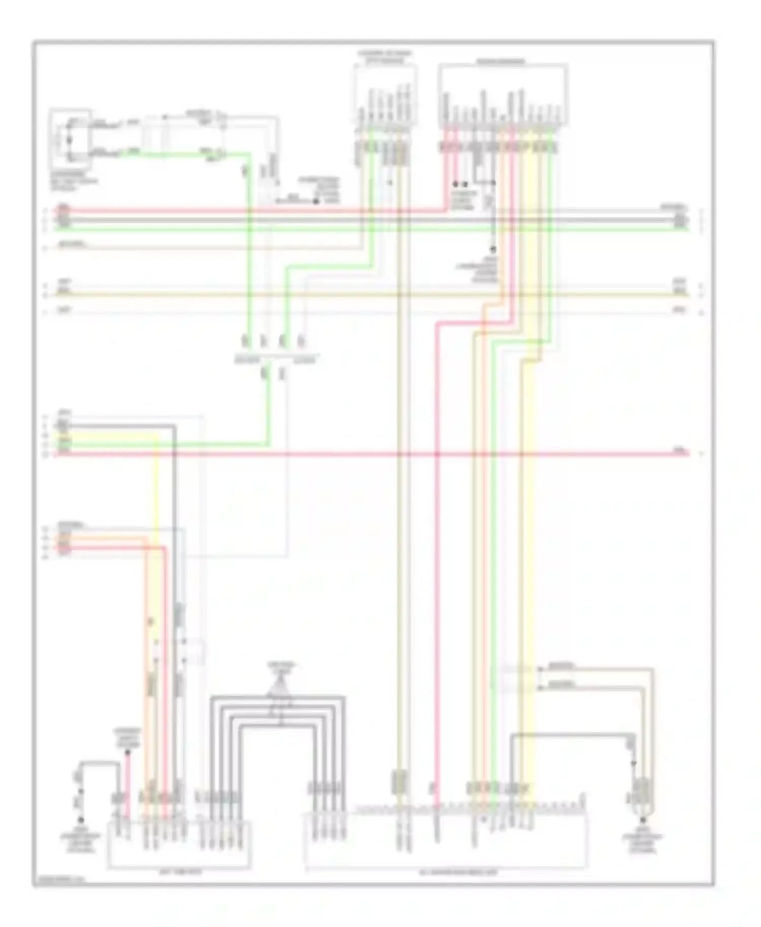 Genesis Hyundai II (2013-2016): Navigation circuit, without jbl amplifier (2 of 3)