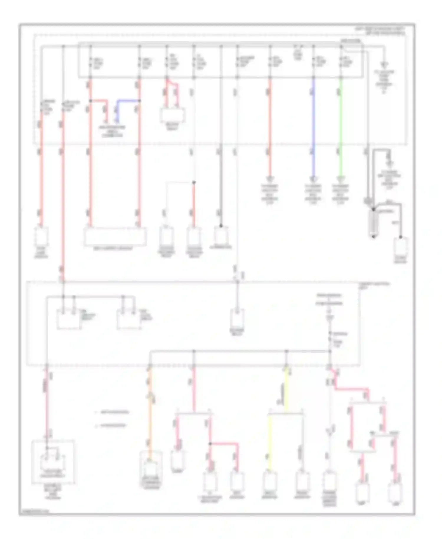 Genesis Hyundai II (2013-2016): Power distribution circuit (1 of 8)