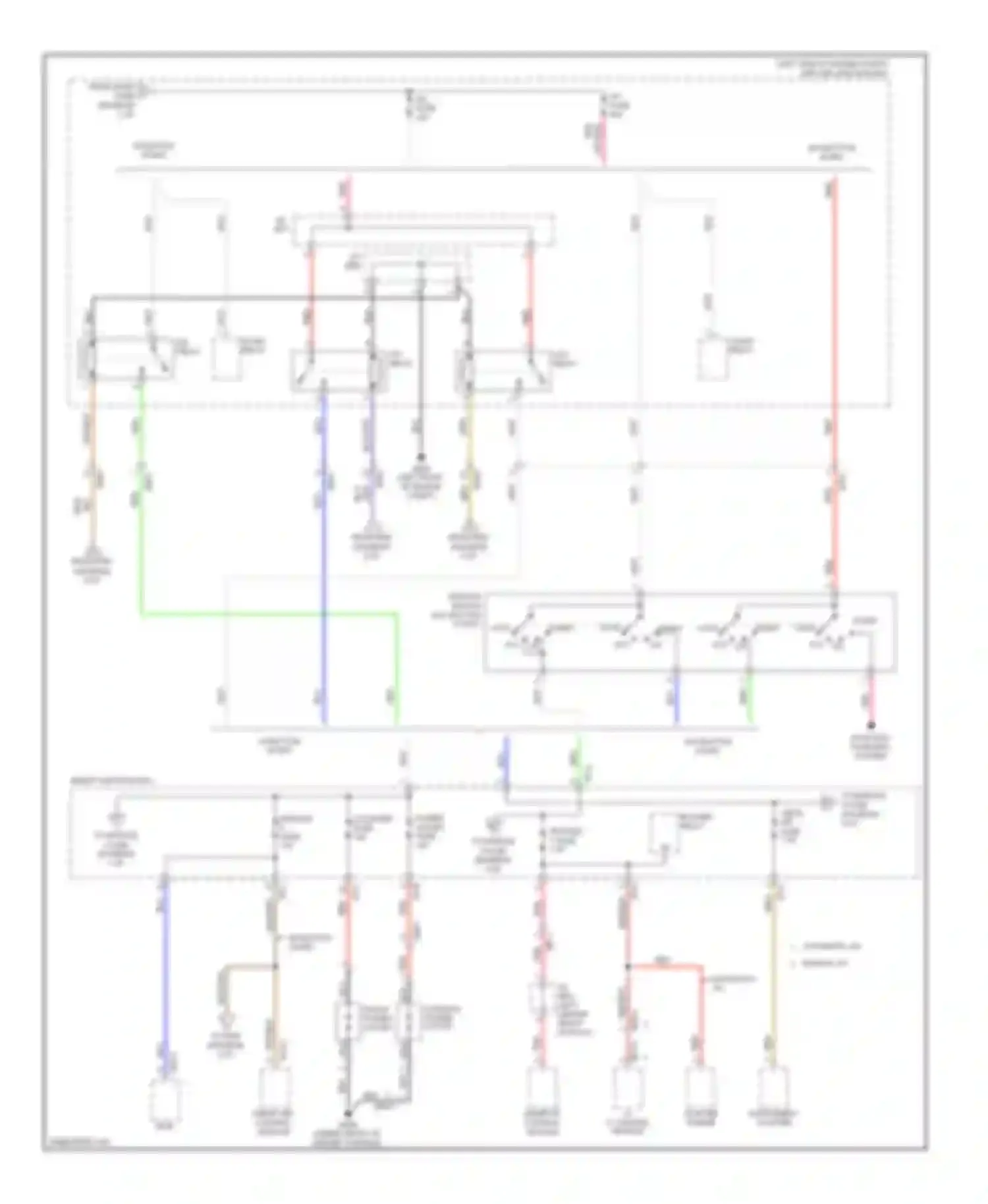 Genesis Hyundai II (2013-2016): Power distribution circuit (3 of 8)
