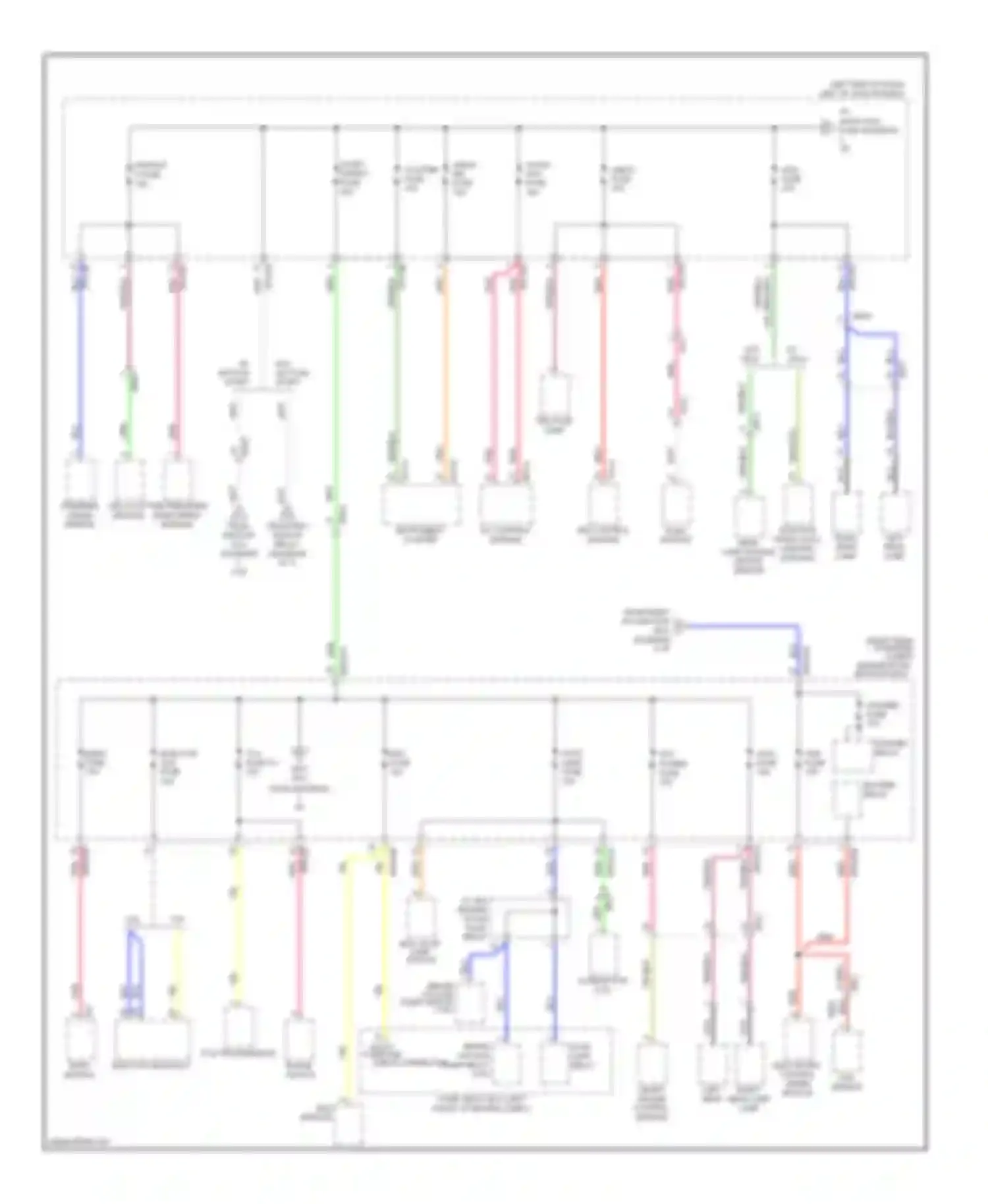 Genesis Hyundai II (2013-2016): Power distribution circuit (4 of 7)