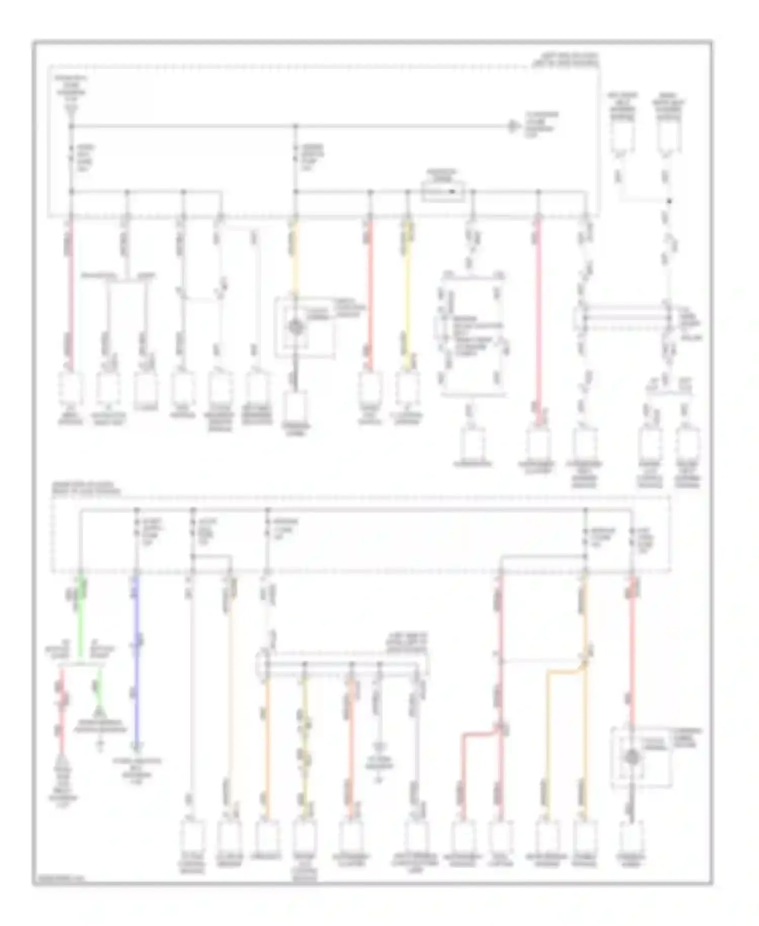 Genesis Hyundai II (2013-2016): Power distribution circuit (5 of 7)