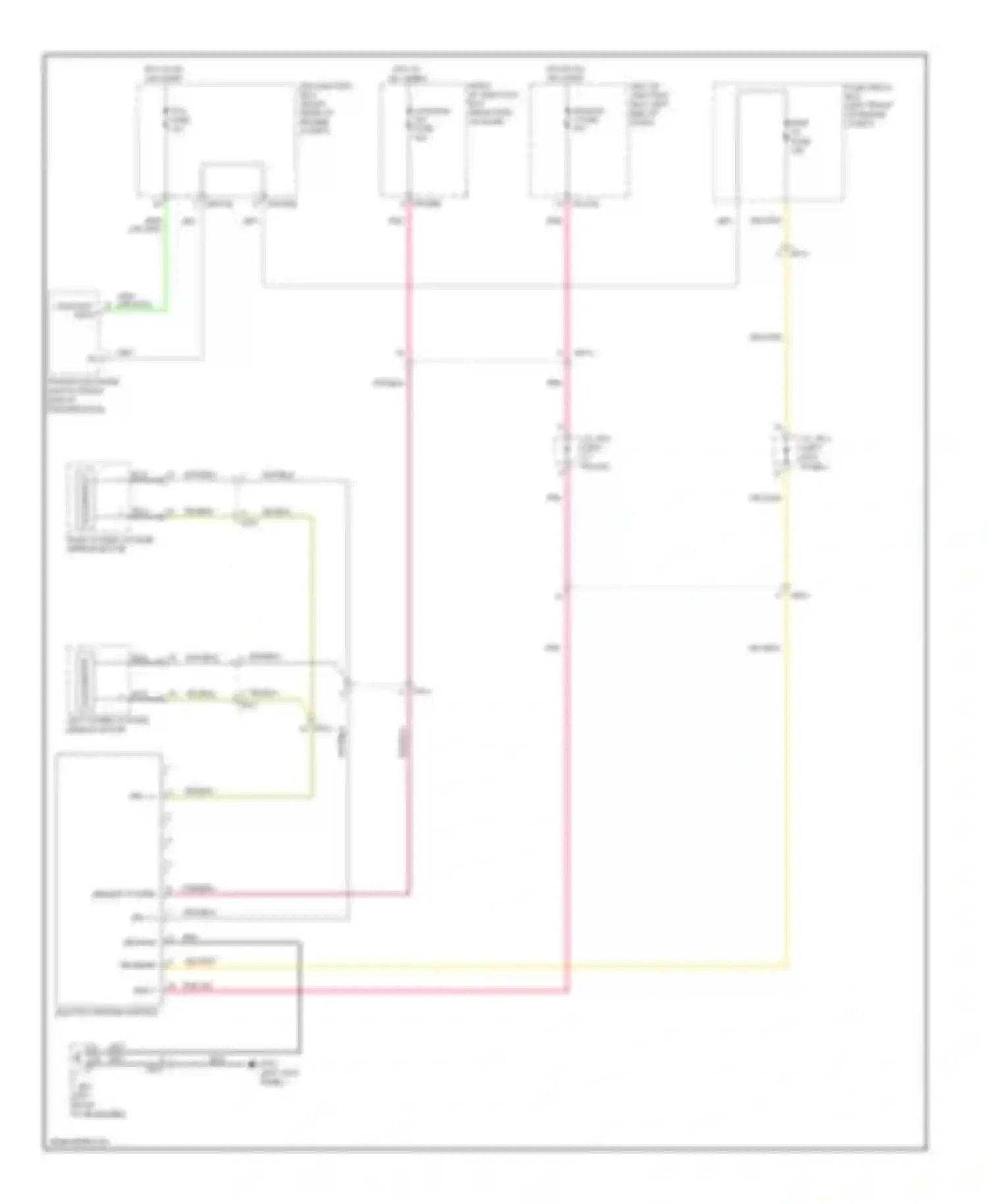 Genesis Hyundai II (2013-2016): Electrochromic mirror circuit