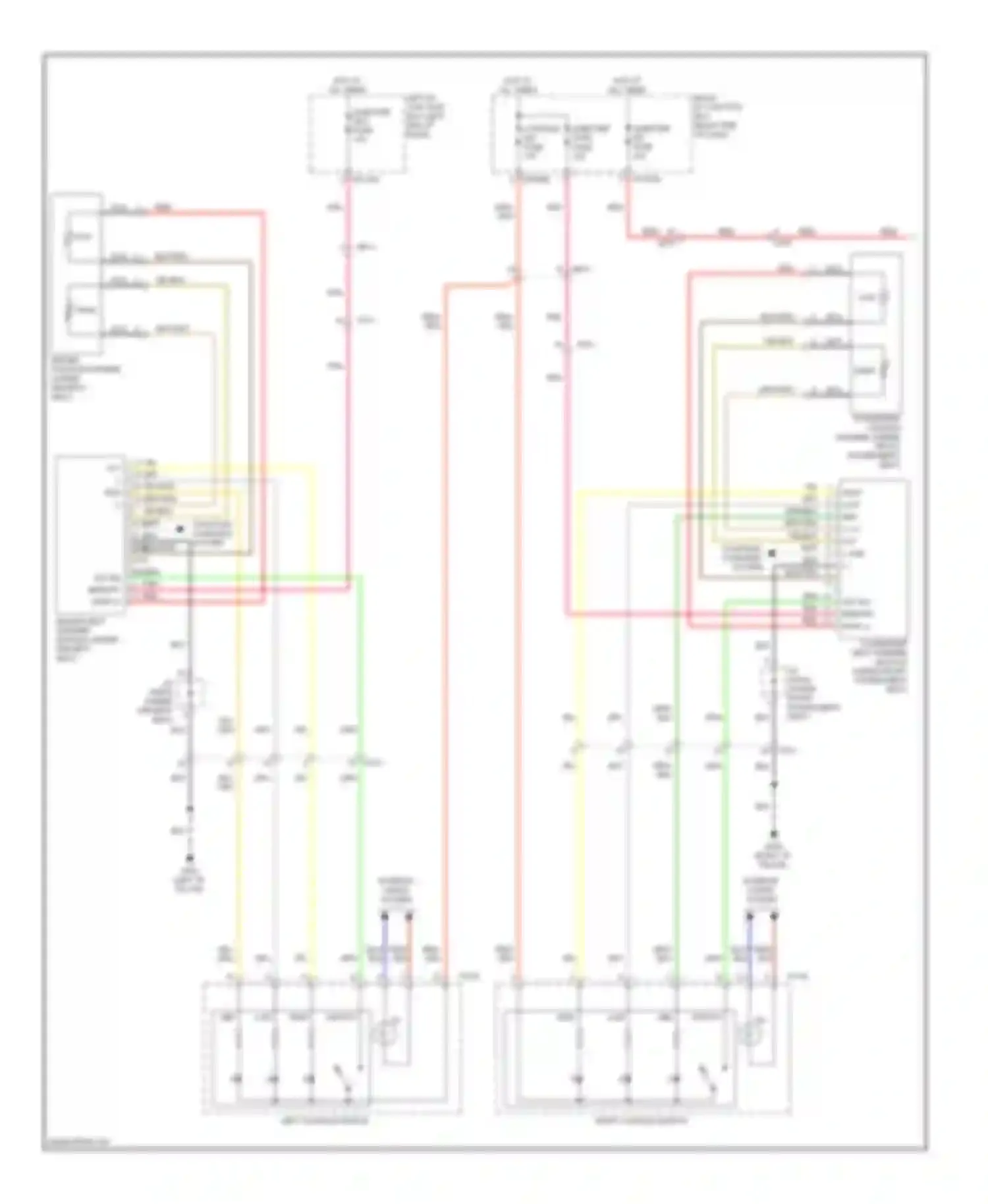 Genesis Hyundai II (2013-2016): Heated seats circuit (1 of 2)