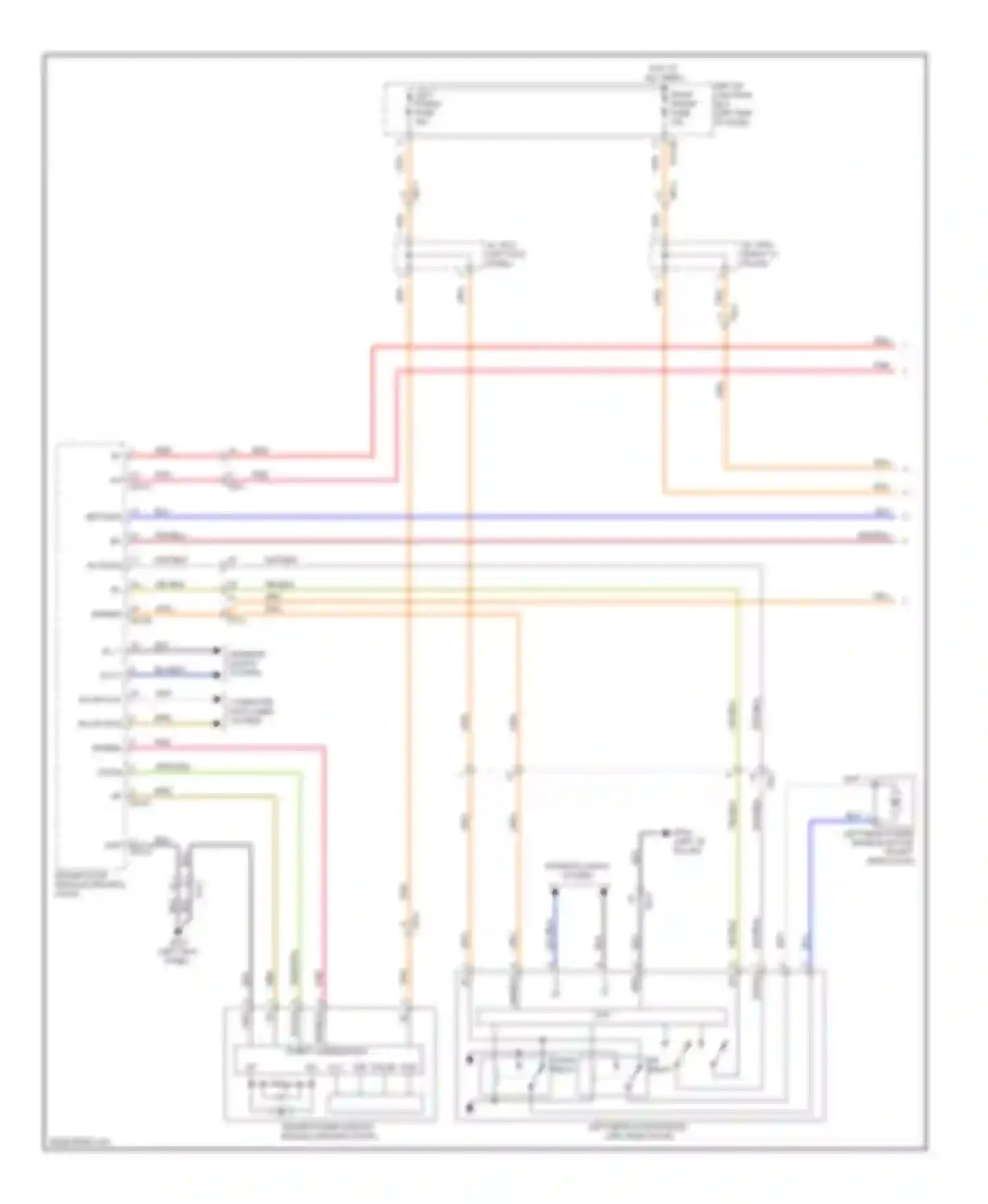 Genesis Hyundai II (2013-2016): Power windows circuit (1 of 2)