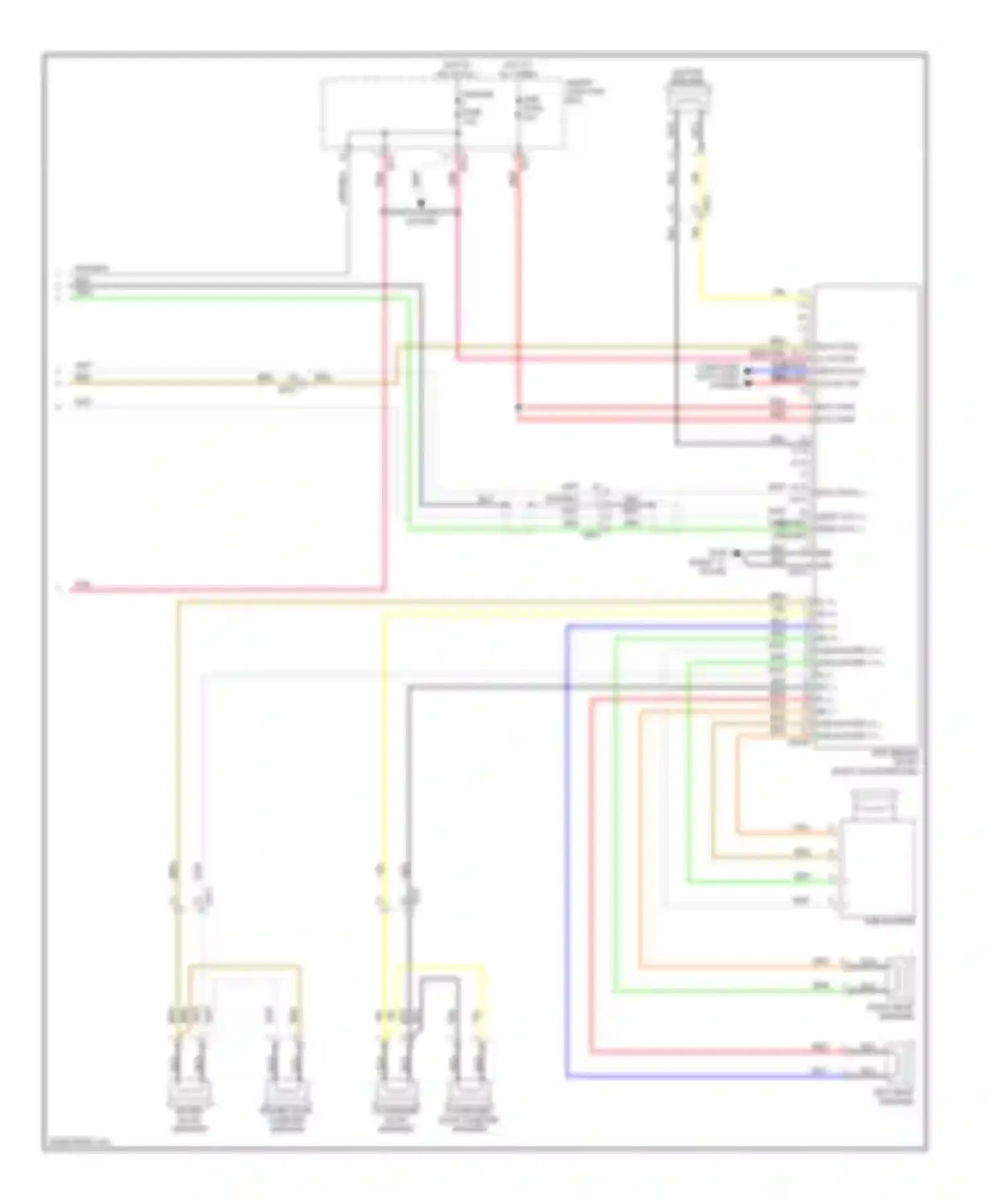 Genesis Hyundai II (2013-2016): Radio circuit, with navigation & with jbl amplifier (3 of 3)