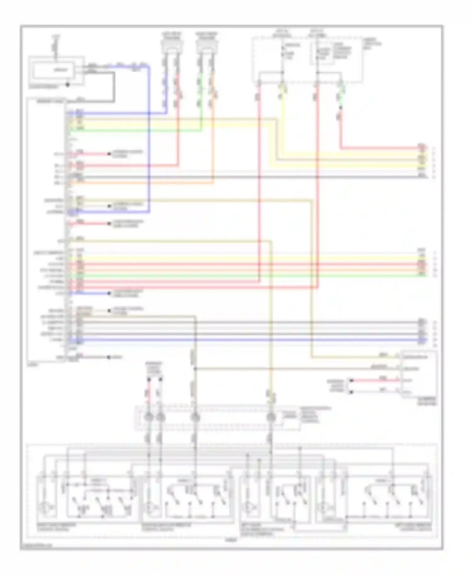 Genesis Hyundai II (2013-2016): Radio circuit, without navigation & audio amplifier (1 of 2)