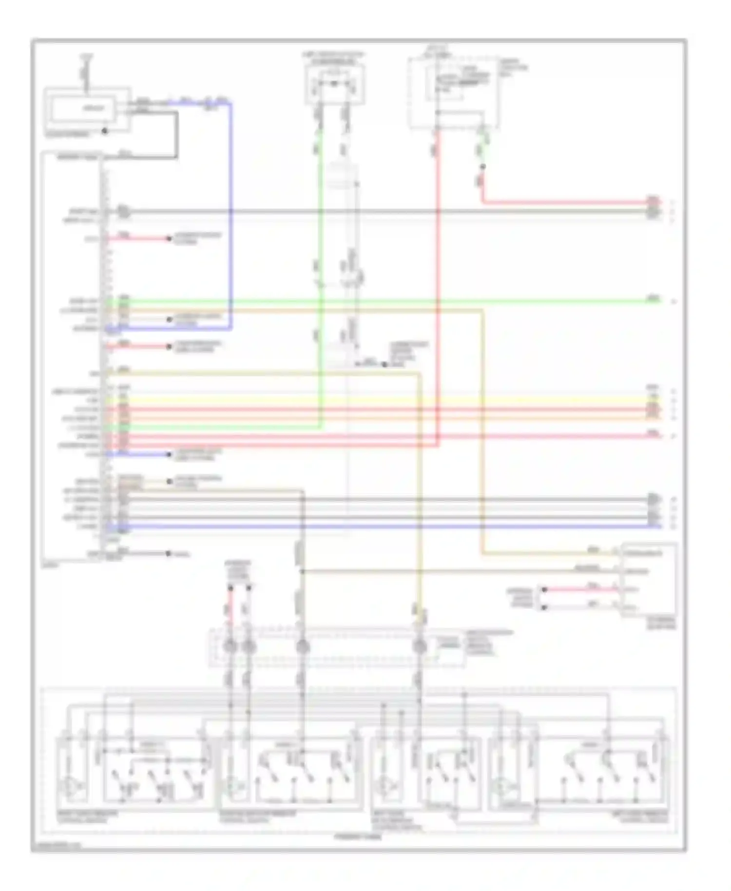 Genesis Hyundai II (2013-2016): Radio circuit, without navigation & with audio amplifier (1 of 2)