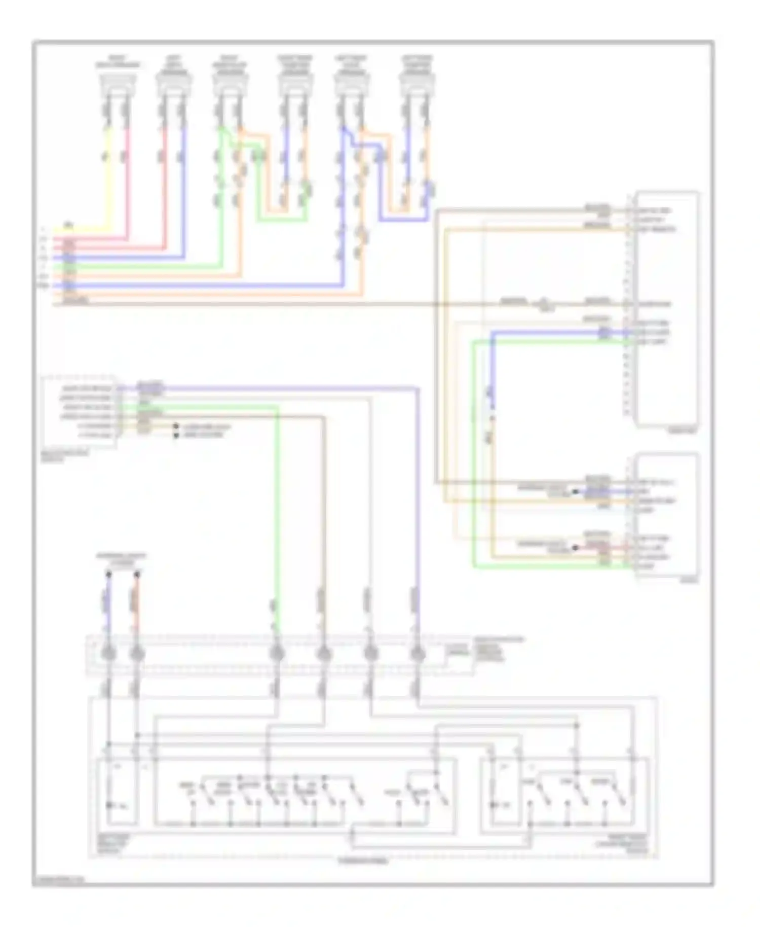 Genesis Hyundai II (2013-2016): Radio circuit, without navigation & with jbl amplifier (3 of 3)