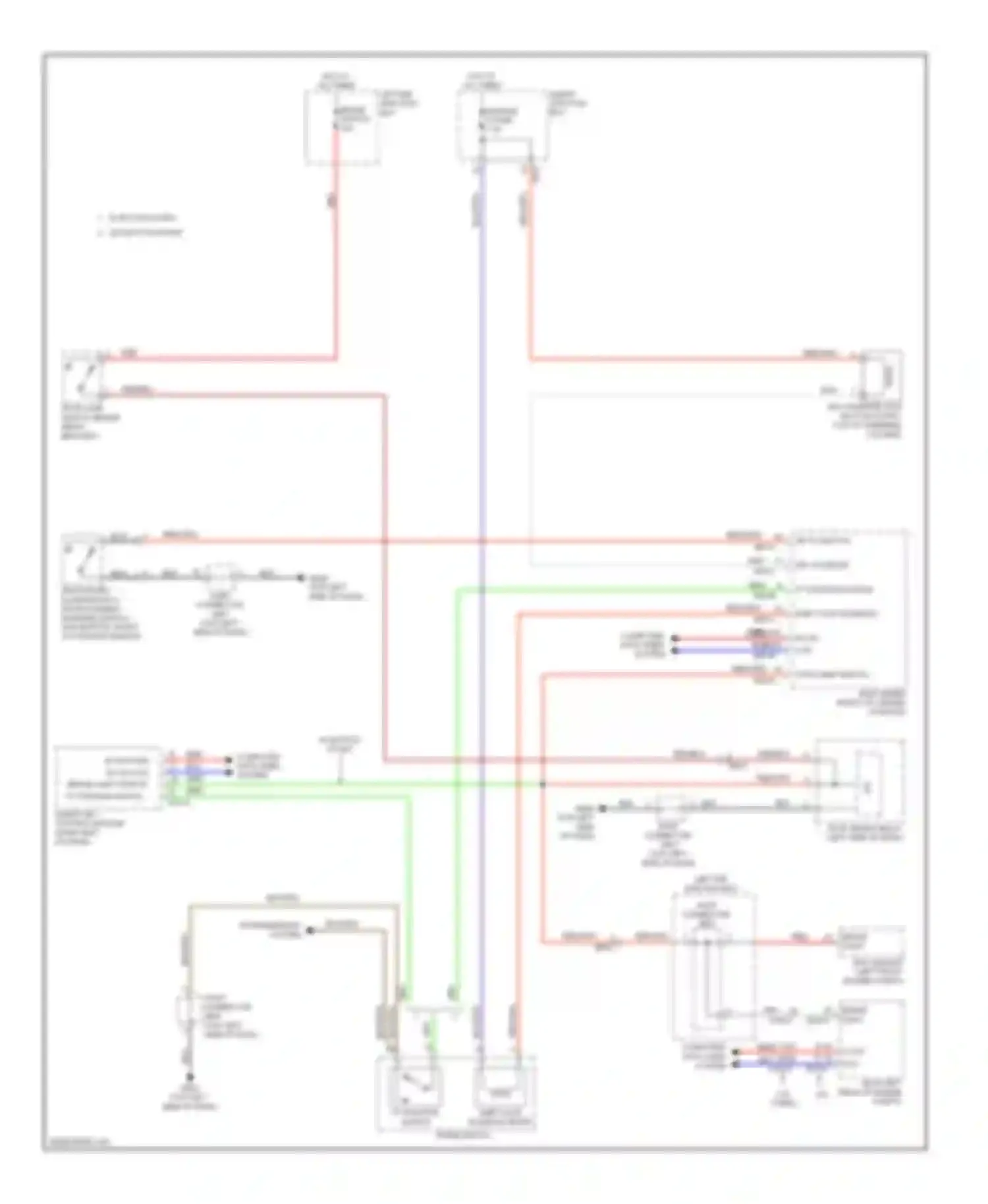 Genesis Hyundai II (2013-2016): Shift interlock circuit