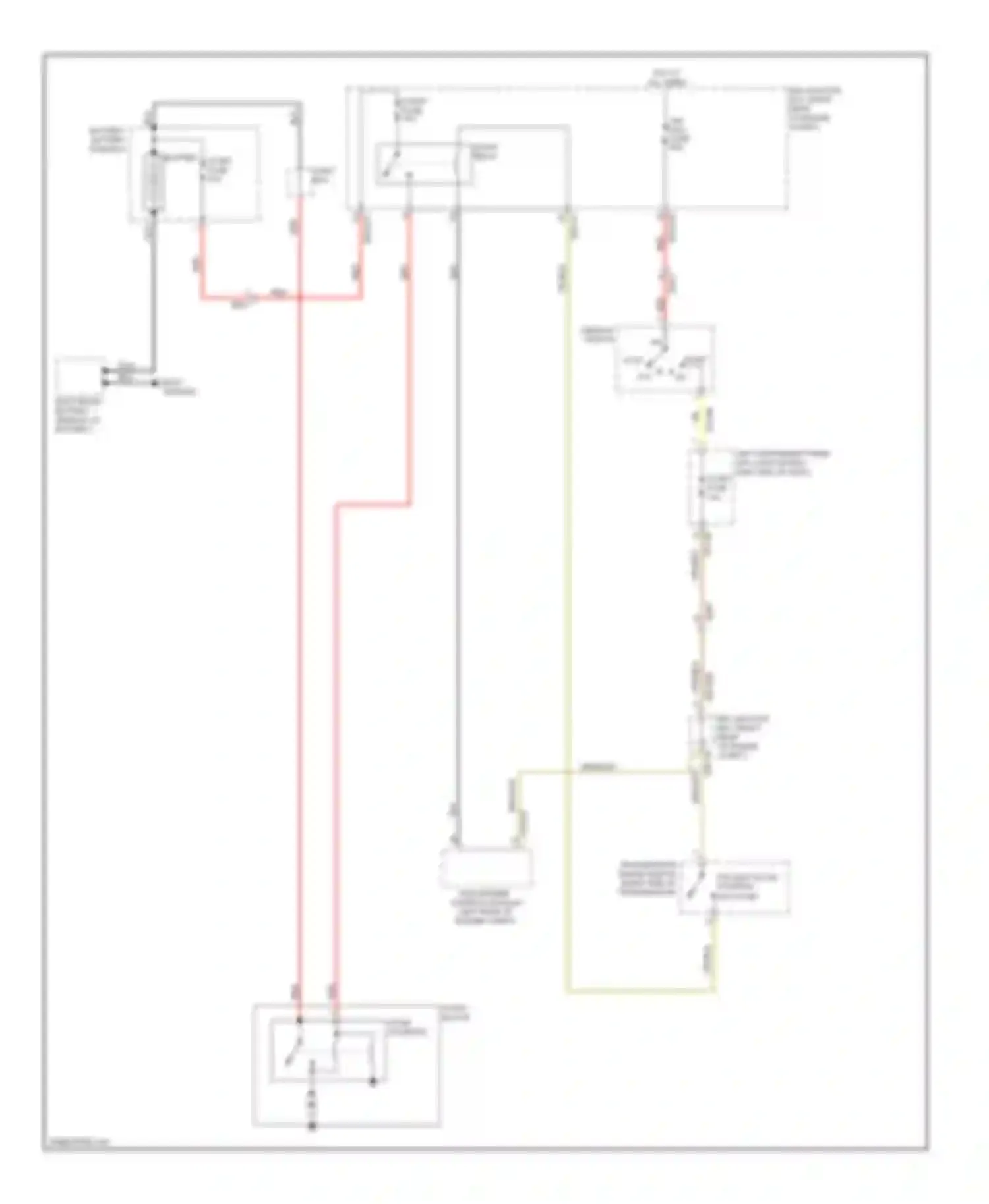 Genesis Hyundai II (2013-2016): 5.0l, starting circuit, without button start