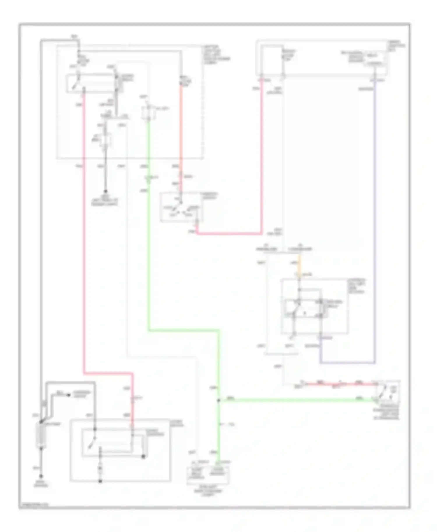 Genesis Hyundai II (2013-2016): Starting circuit, a/t without button start