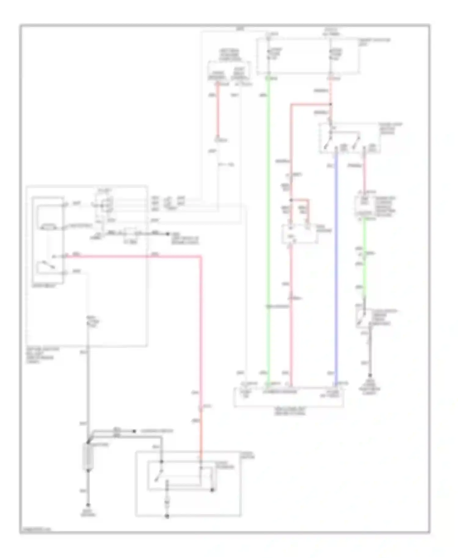 Genesis Hyundai II (2013-2016): Starting circuit, m/t with button start