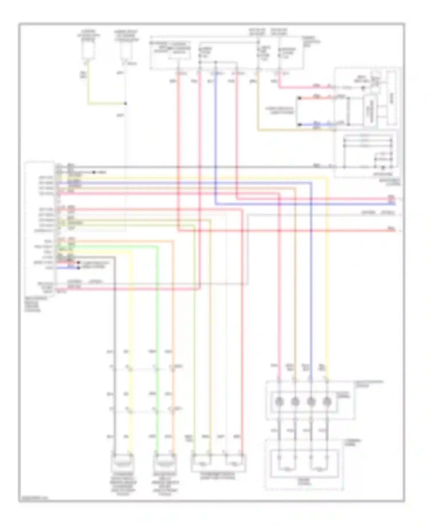 Genesis Hyundai II (2013-2016): Supplemental restraints circuit (1 of 2)