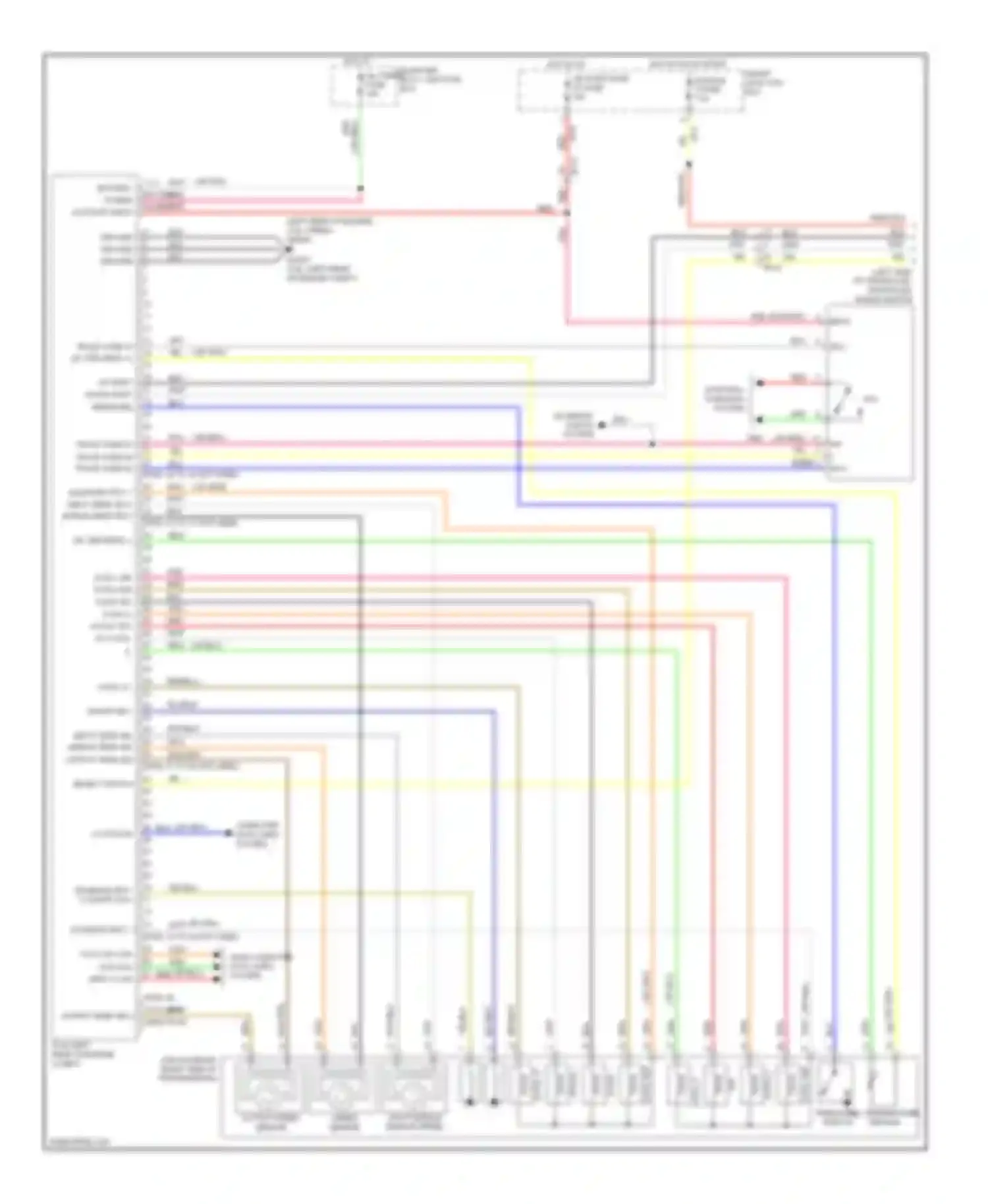 Genesis Hyundai II (2013-2016): Transmission circuit (1 of 2)