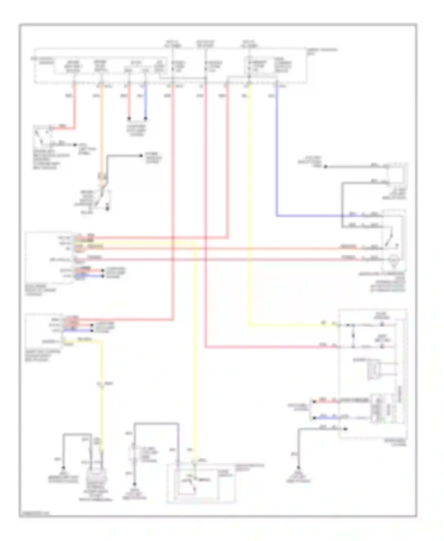 Genesis Hyundai II (2013-2016): Chime circuit