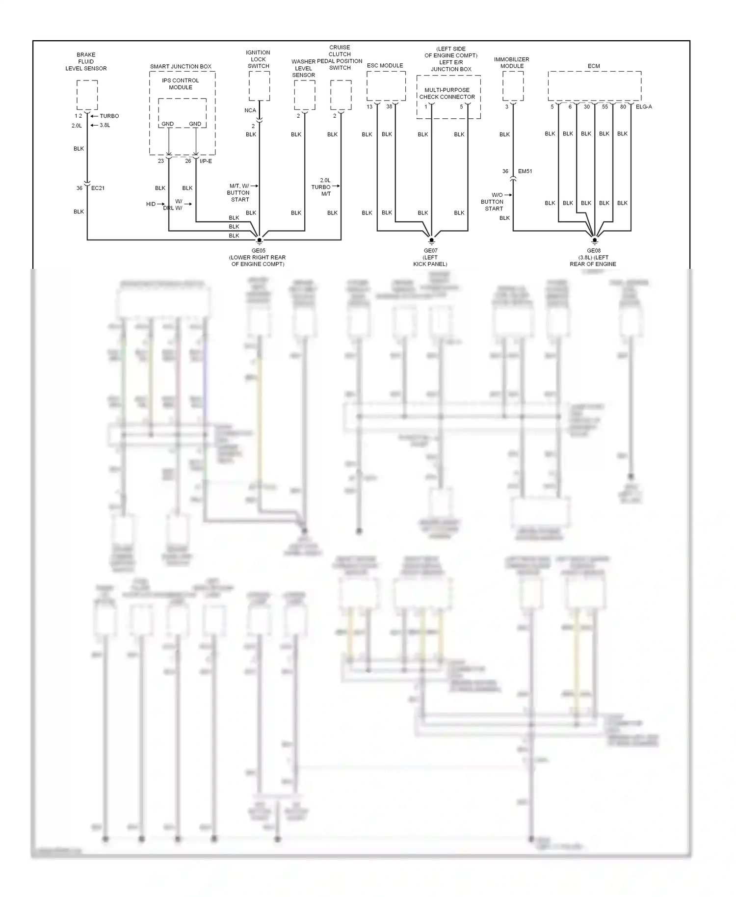 Wiring diagram blk for Hyundai Genesis II (2013-2016) (153 of 194)