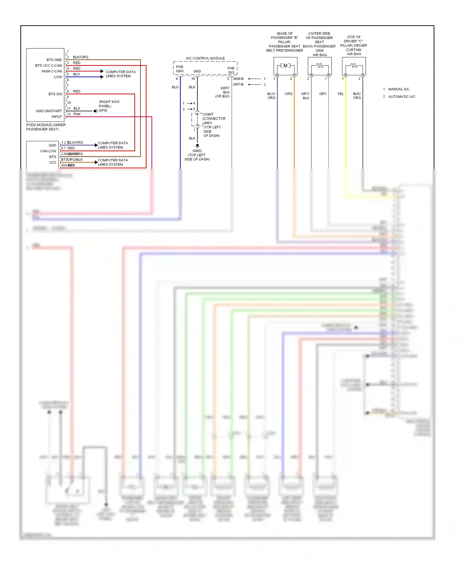 Wiring diagram blk/org for Hyundai Genesis II (2013-2016) (82 of 82)