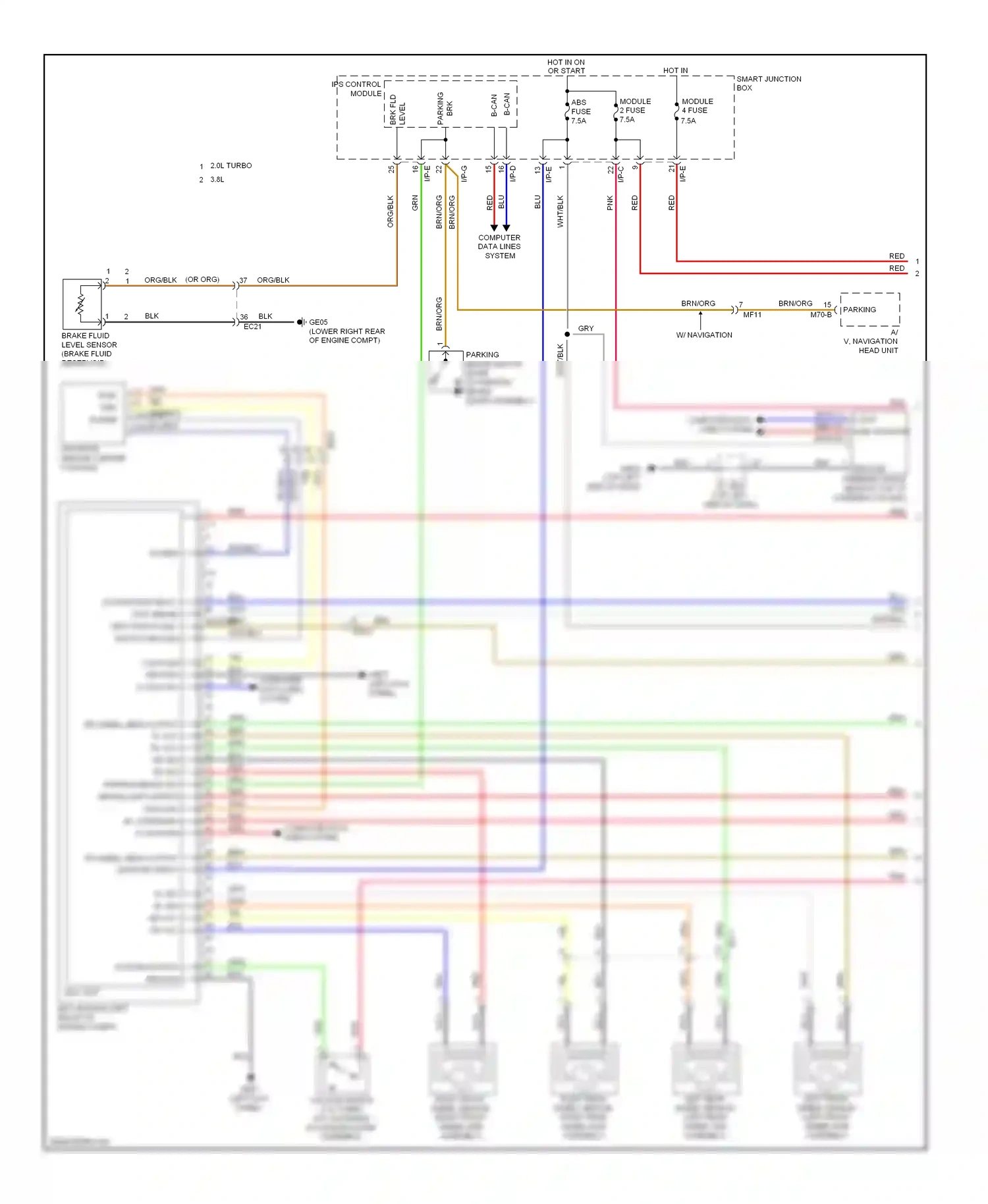 Wiring diagram blu for Hyundai Genesis II (2013-2016) (111 of 177)